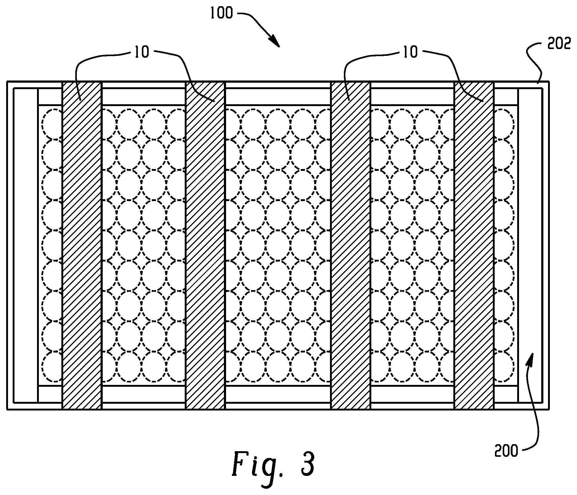Patent US12303035 Figure 2 – Multilayer mattress assembly and manufacturing process