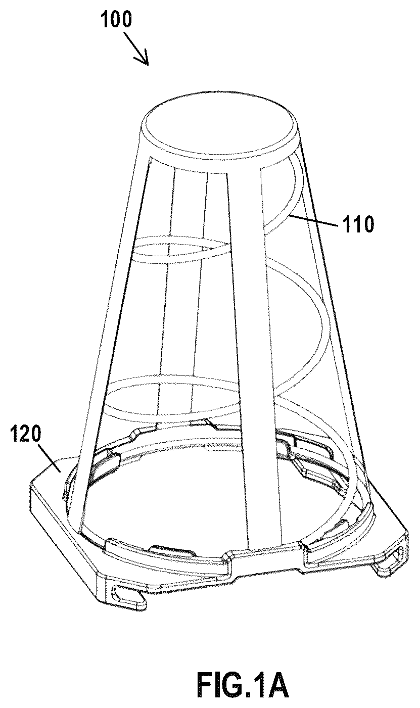 Patent US12303036 Figure 1 – Spring module and spring cushion for furniture