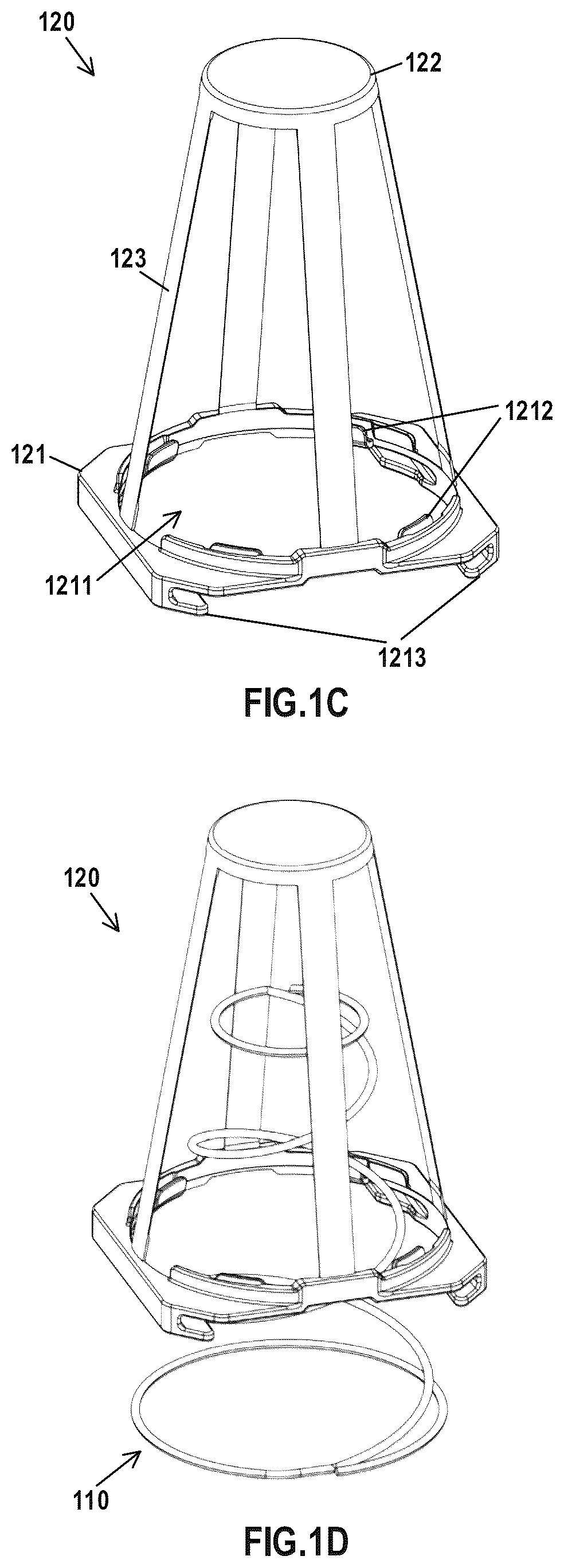 Patent US12303036 Figure 3 – Spring module and spring cushion for furniture