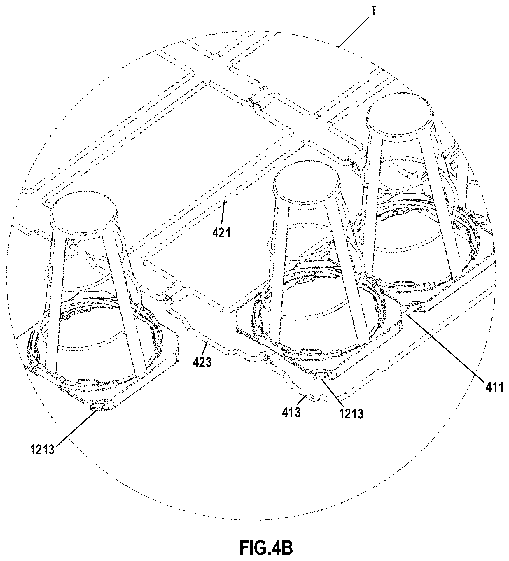 Patent US12303036 Figure 9 – Spring module and spring cushion for furniture