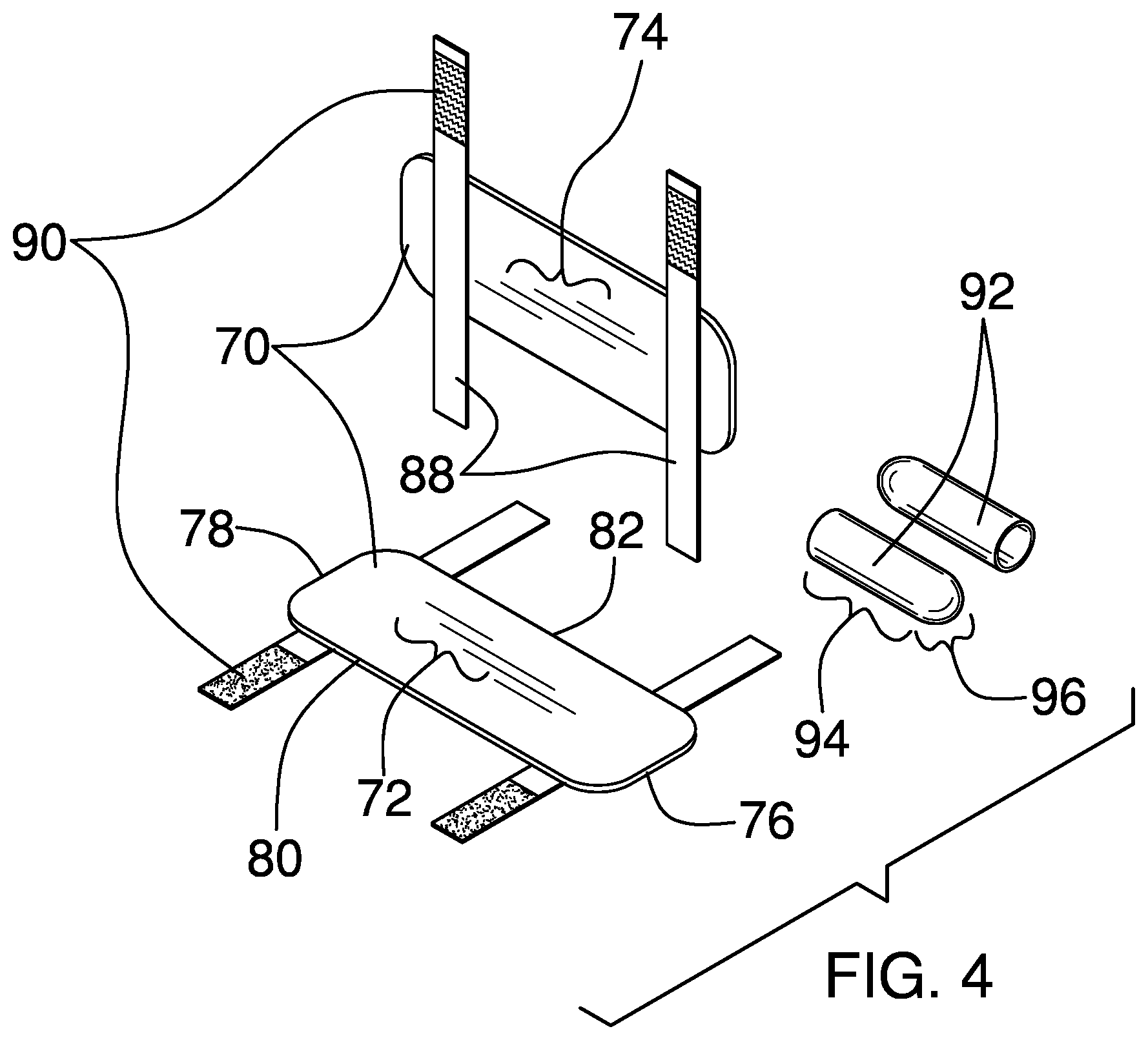 Patent US12303037 Figure 4 – Sanitary seat cover apparatus