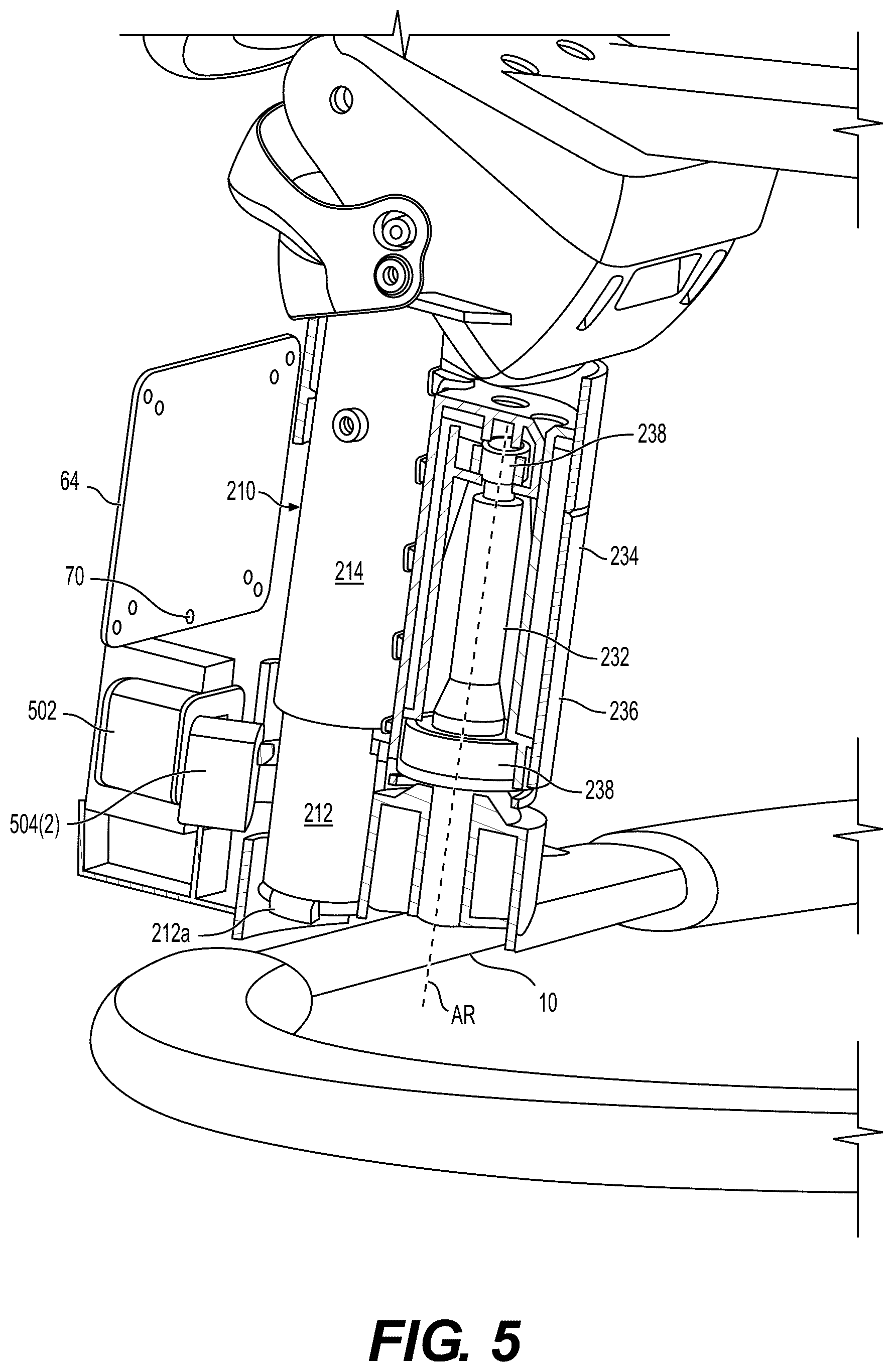 Patent US12303040 Figure 4 – Rotatable toy bar and vibration device for child swing