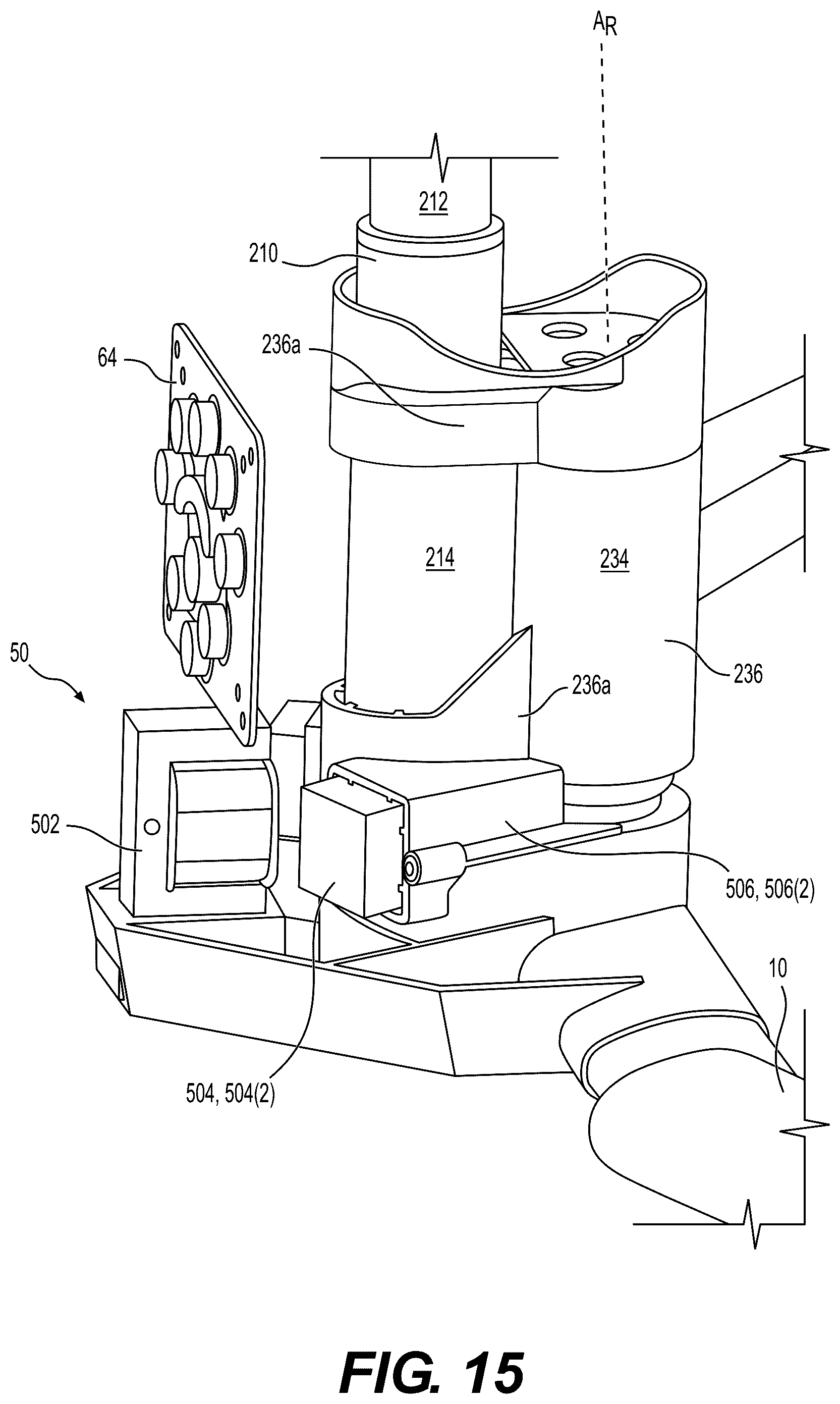 Patent US12303040 Figure 14 – Rotatable toy bar and vibration device for child swing