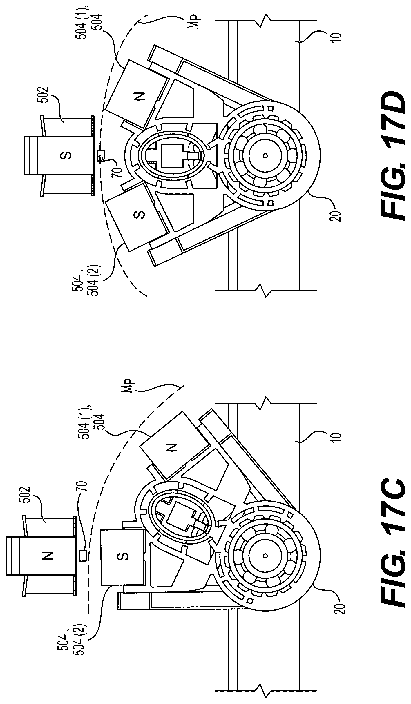 Patent US12303040 Figure 17 – Rotatable toy bar and vibration device for child swing