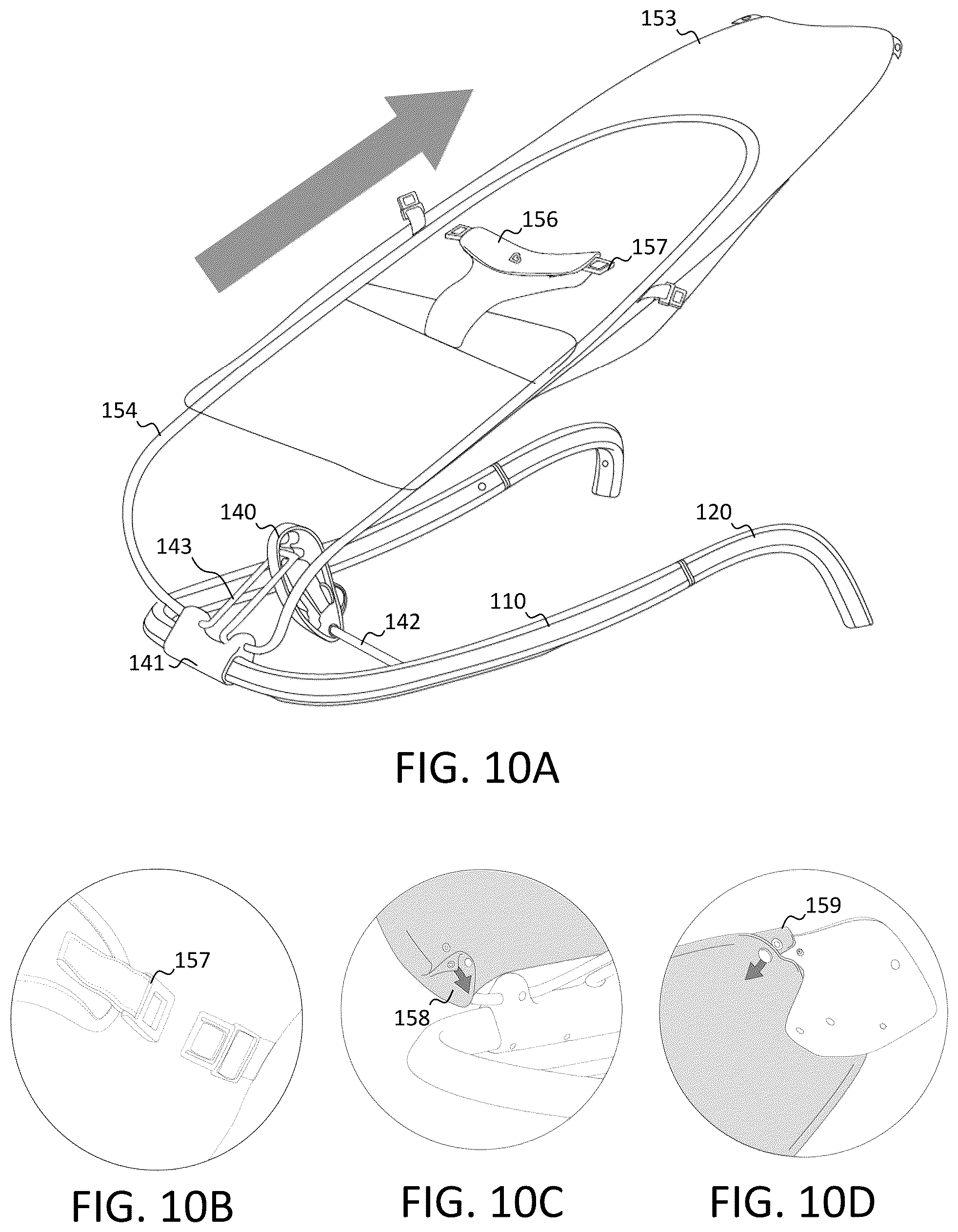 Patent US12303041 Figure 10 – Combination infant bouncer and rocker