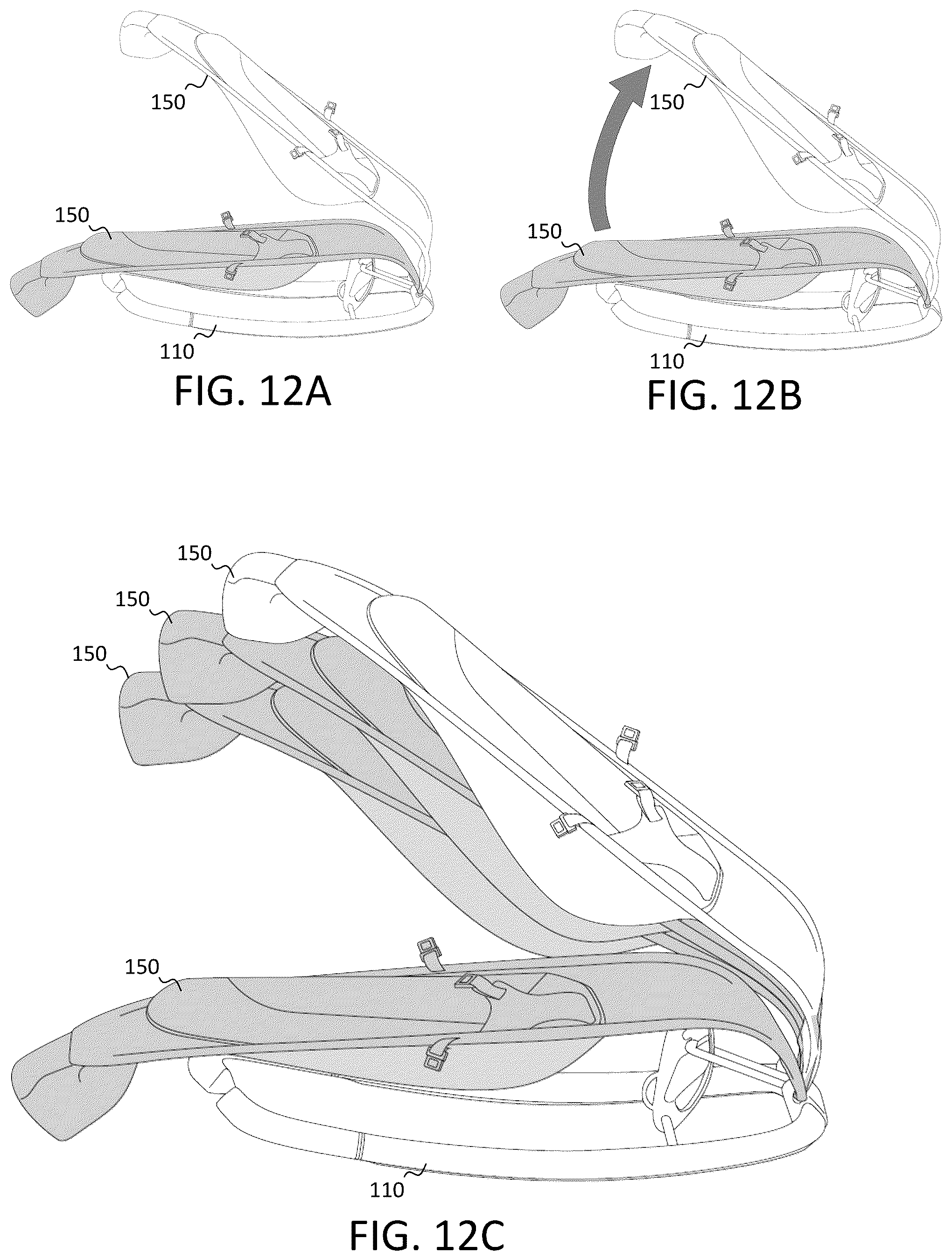 Patent US12303041 Figure 12 – Combination infant bouncer and rocker