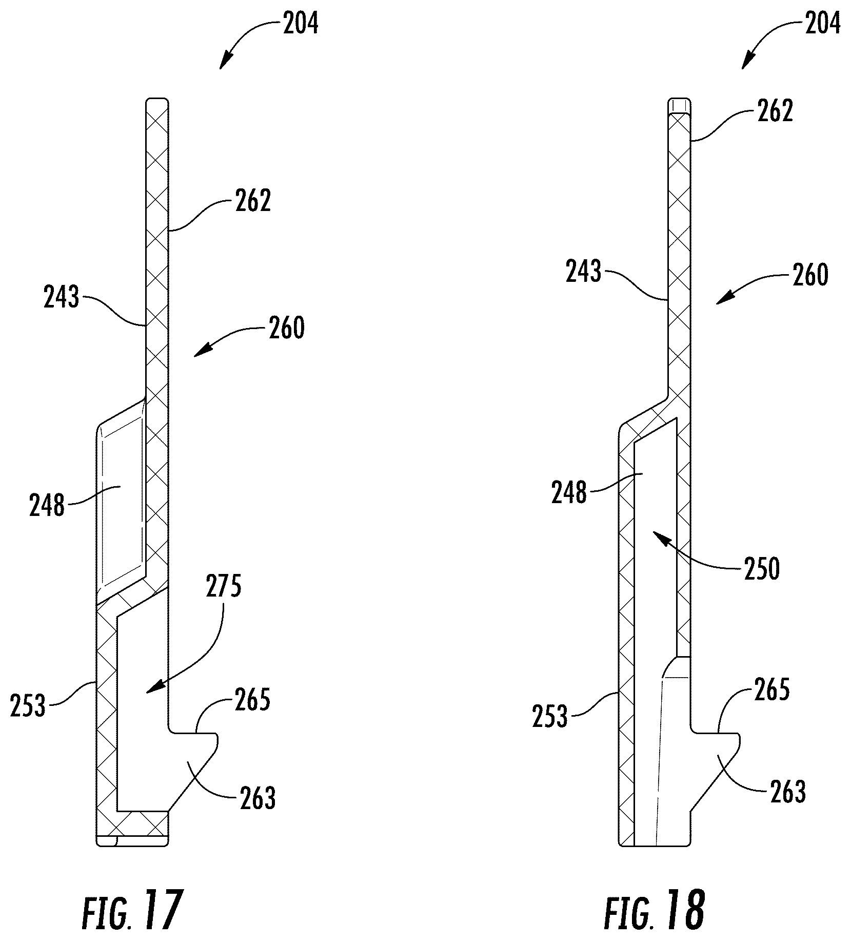 Patent US12303043 Figure 13 – Pusher tray with front stop having product support projection