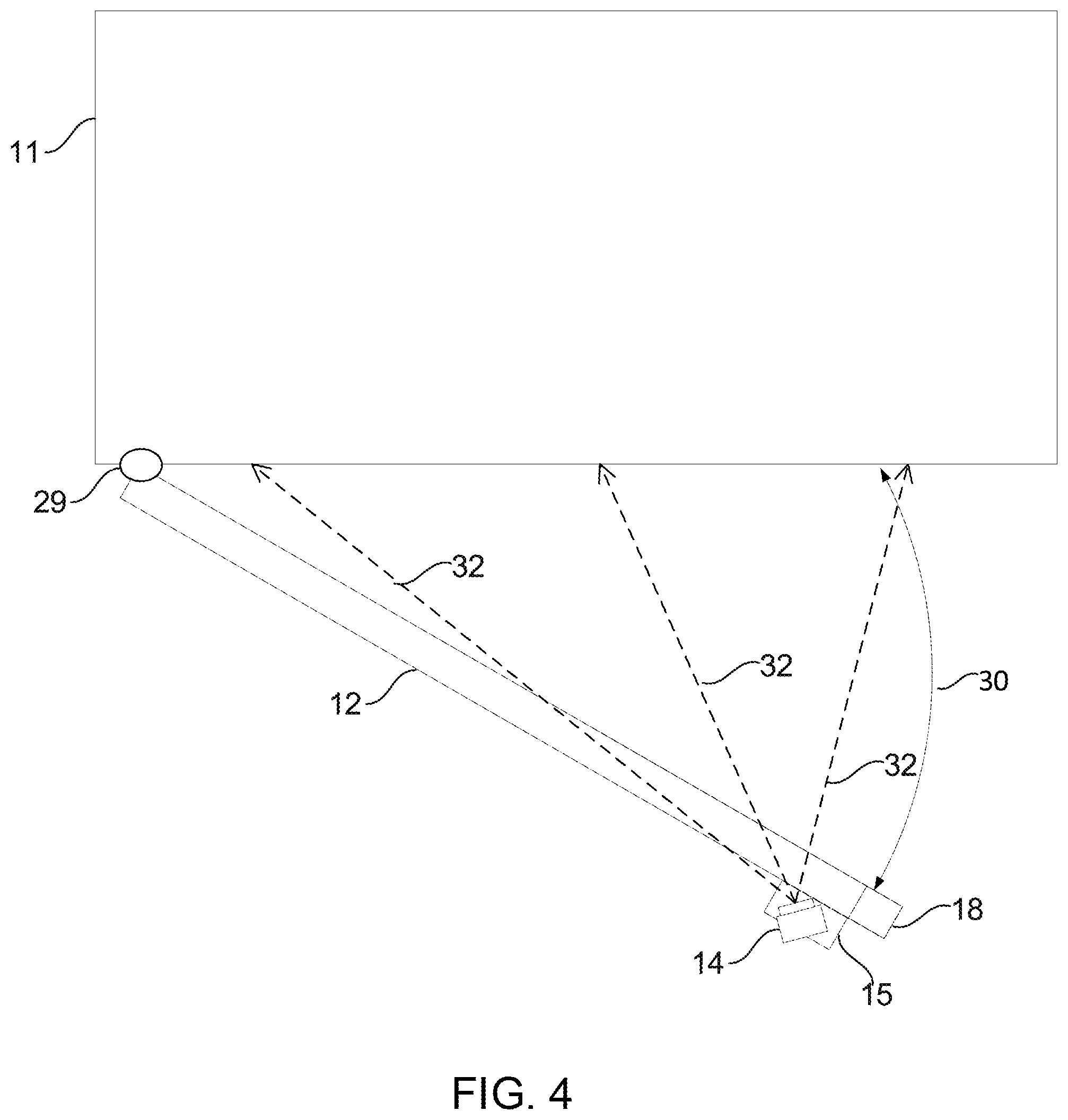 Patent US12303045 Figure 4 – Display case door with interior facing camera