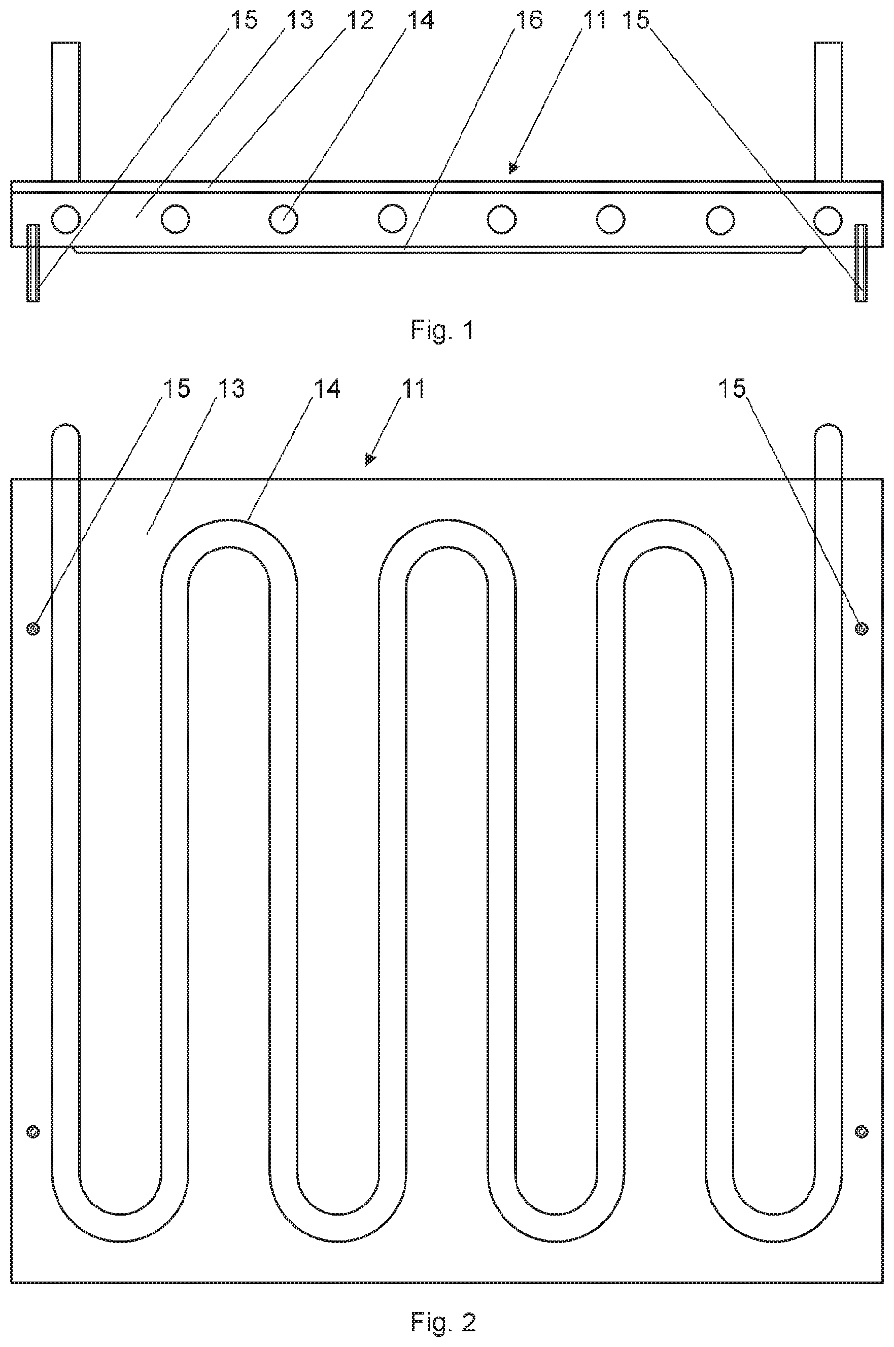 Patent US12303048 Figure 1 – Cooling and heating plate
