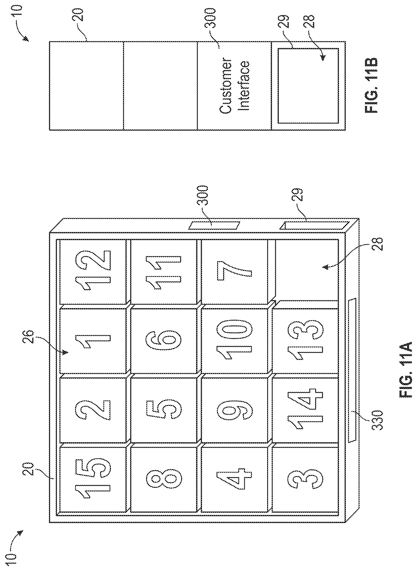 Patent US12303050 Figure 9 – To-go cubby unit