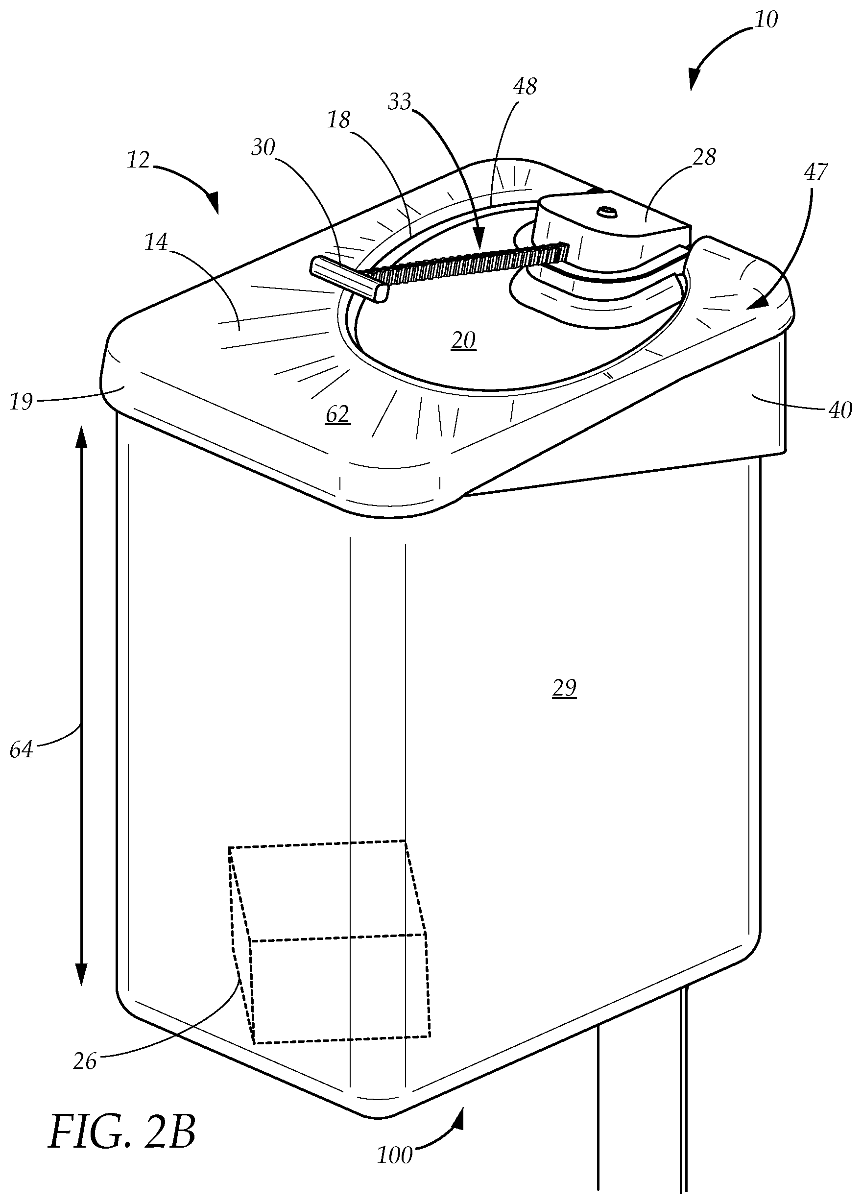 Patent US12303051 Figure 3 – Anti-theft package delivery apparatus and system