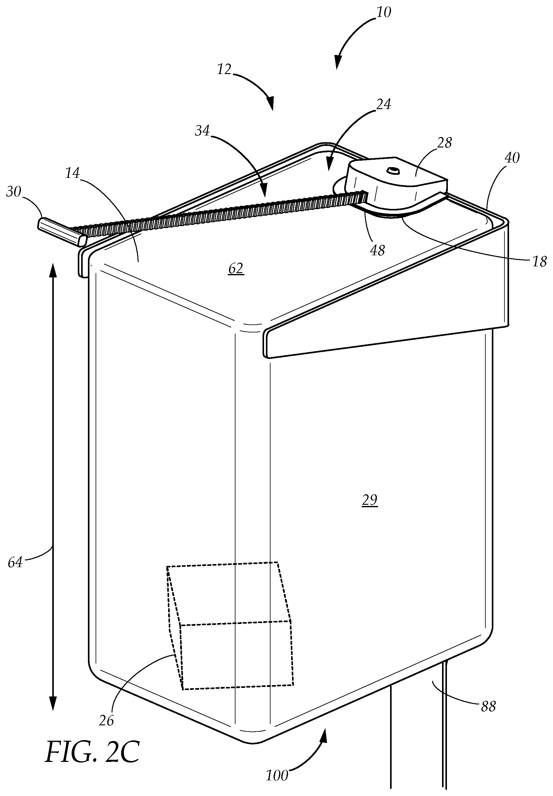 Patent US12303051 Figure 4 – Anti-theft package delivery apparatus and system