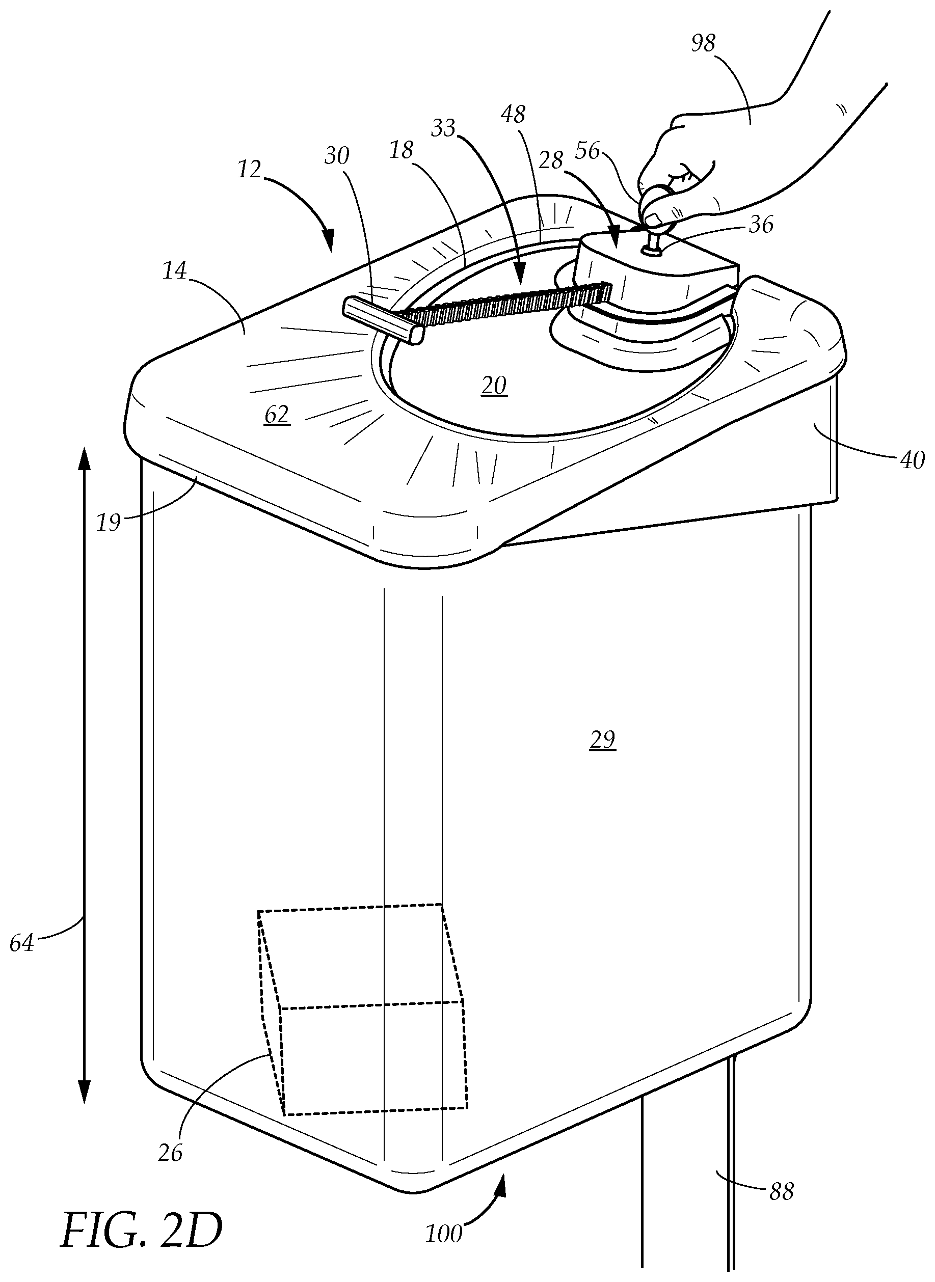 Patent US12303051 Figure 5 – Anti-theft package delivery apparatus and system