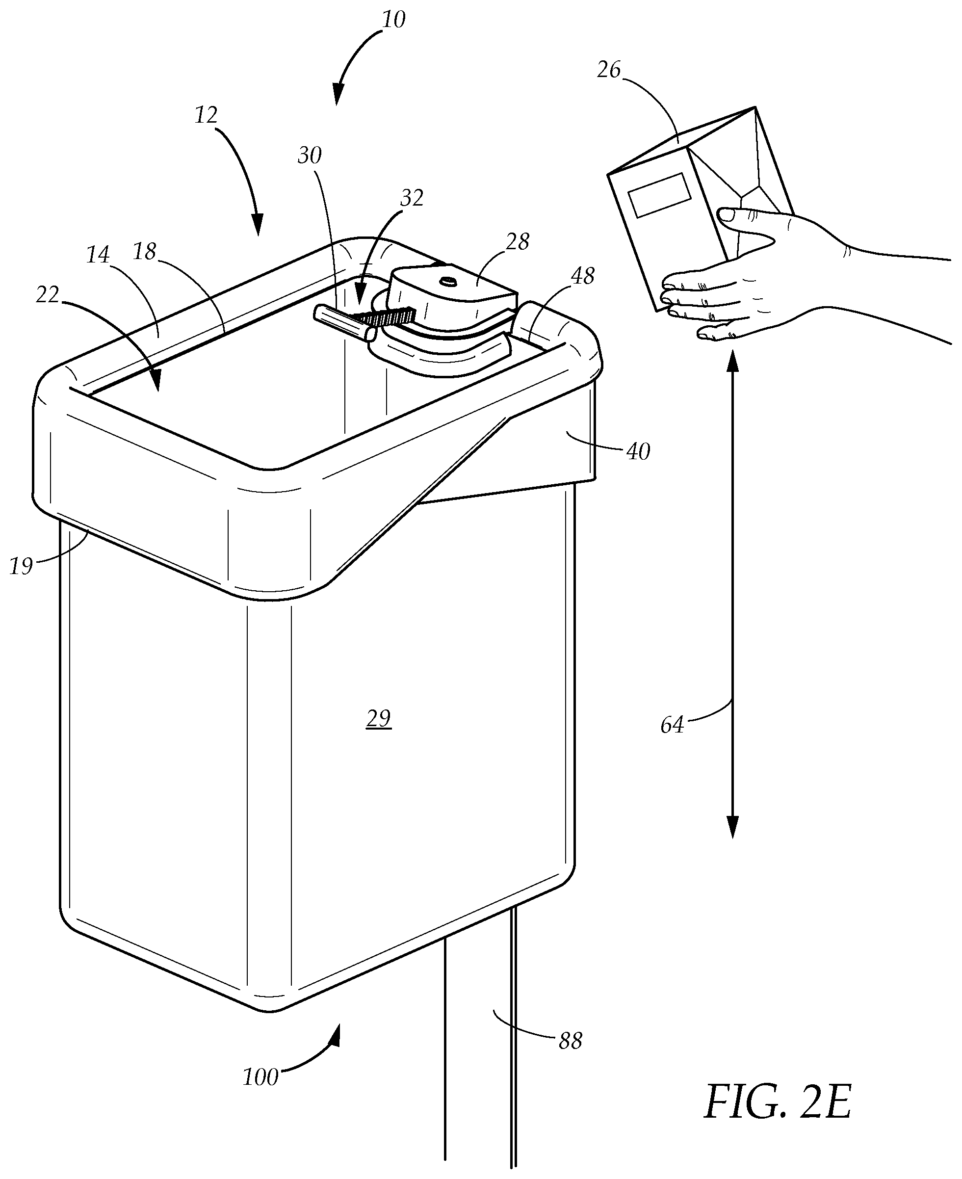 Patent US12303051 Figure 6 – Anti-theft package delivery apparatus and system