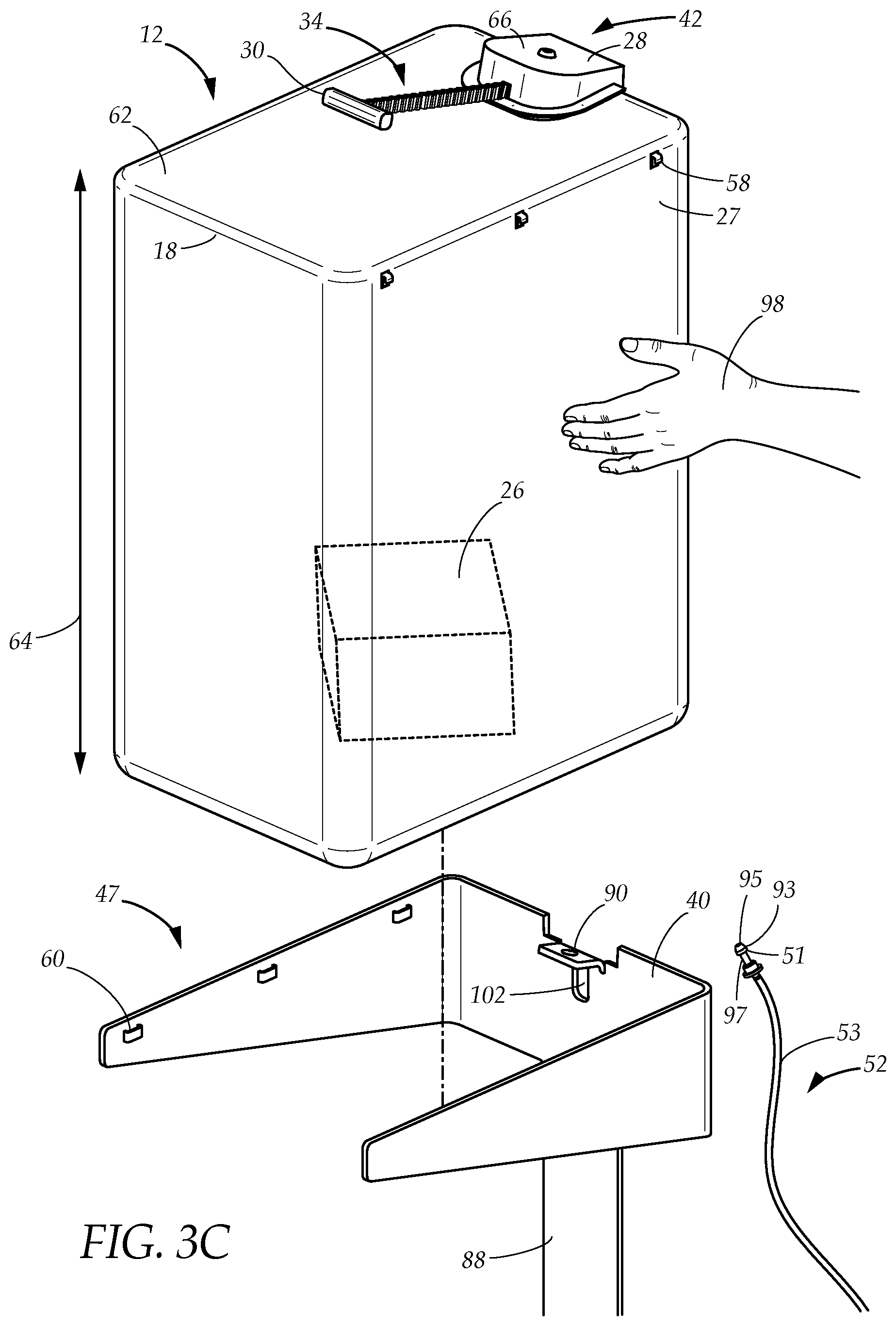Patent US12303051 Figure 9 – Anti-theft package delivery apparatus and system