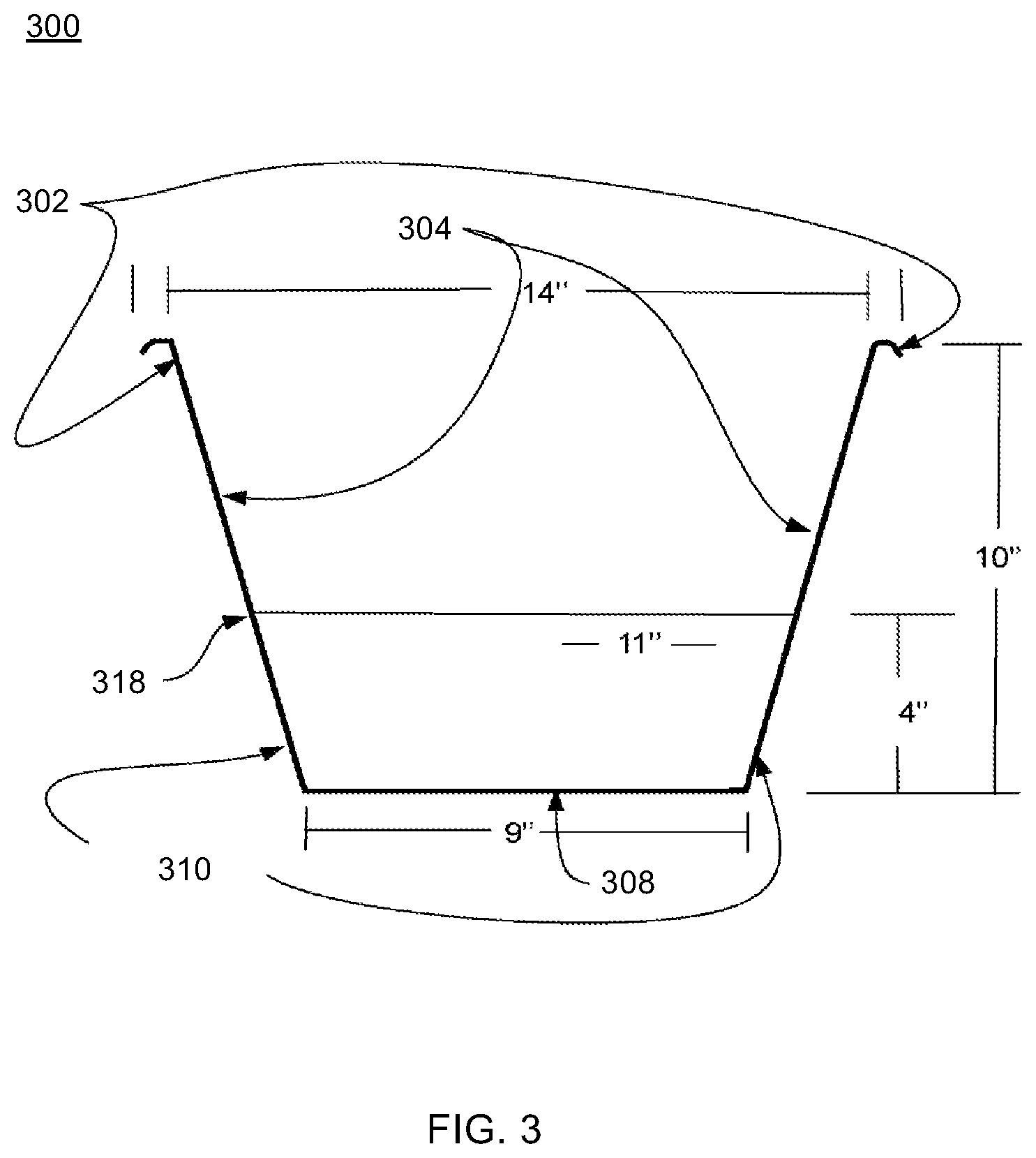 Patent US12303052 Figure 3 – Systems, methods and apparatus for planter frame
