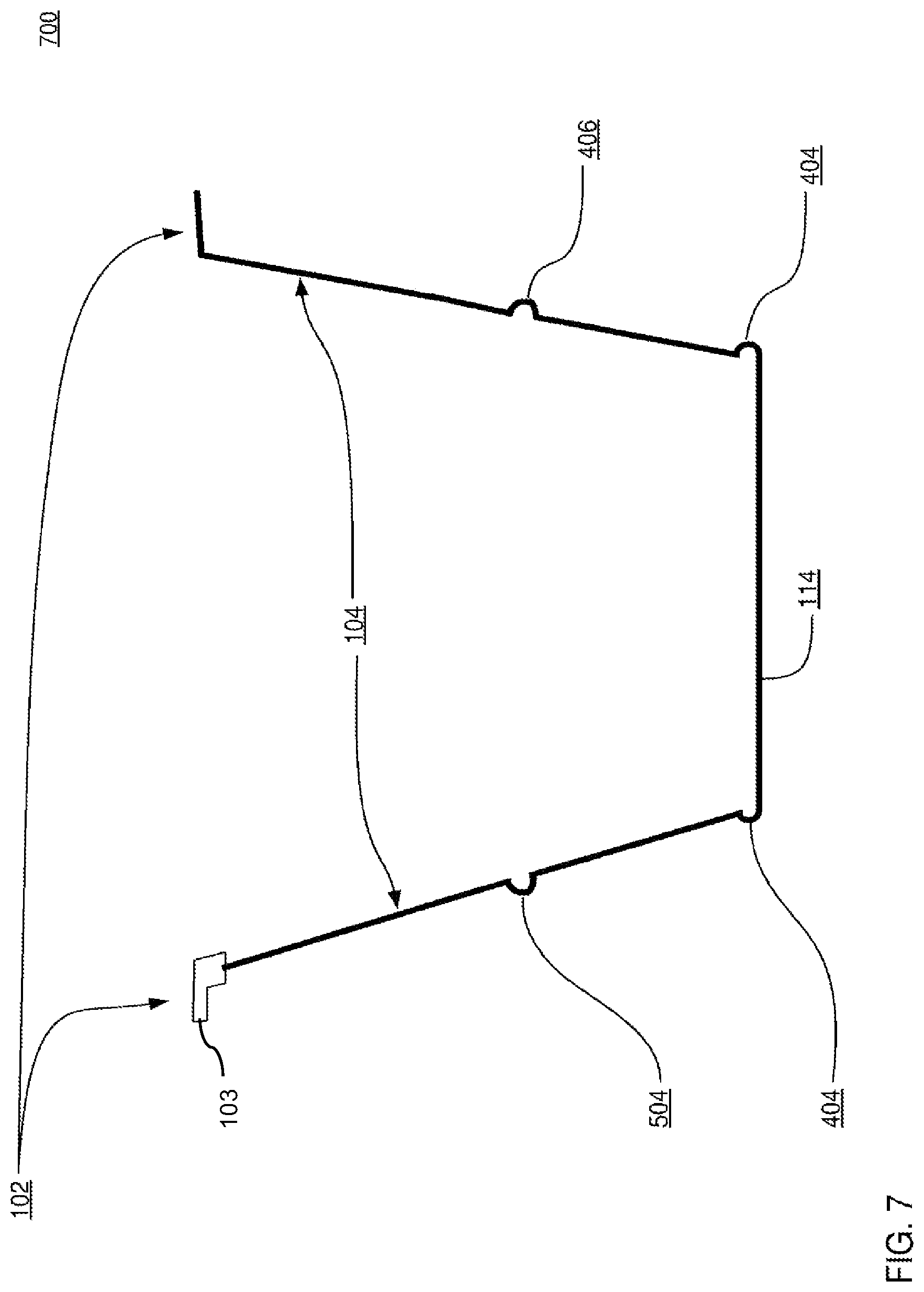 Patent US12303052 Figure 7 – Systems, methods and apparatus for planter frame