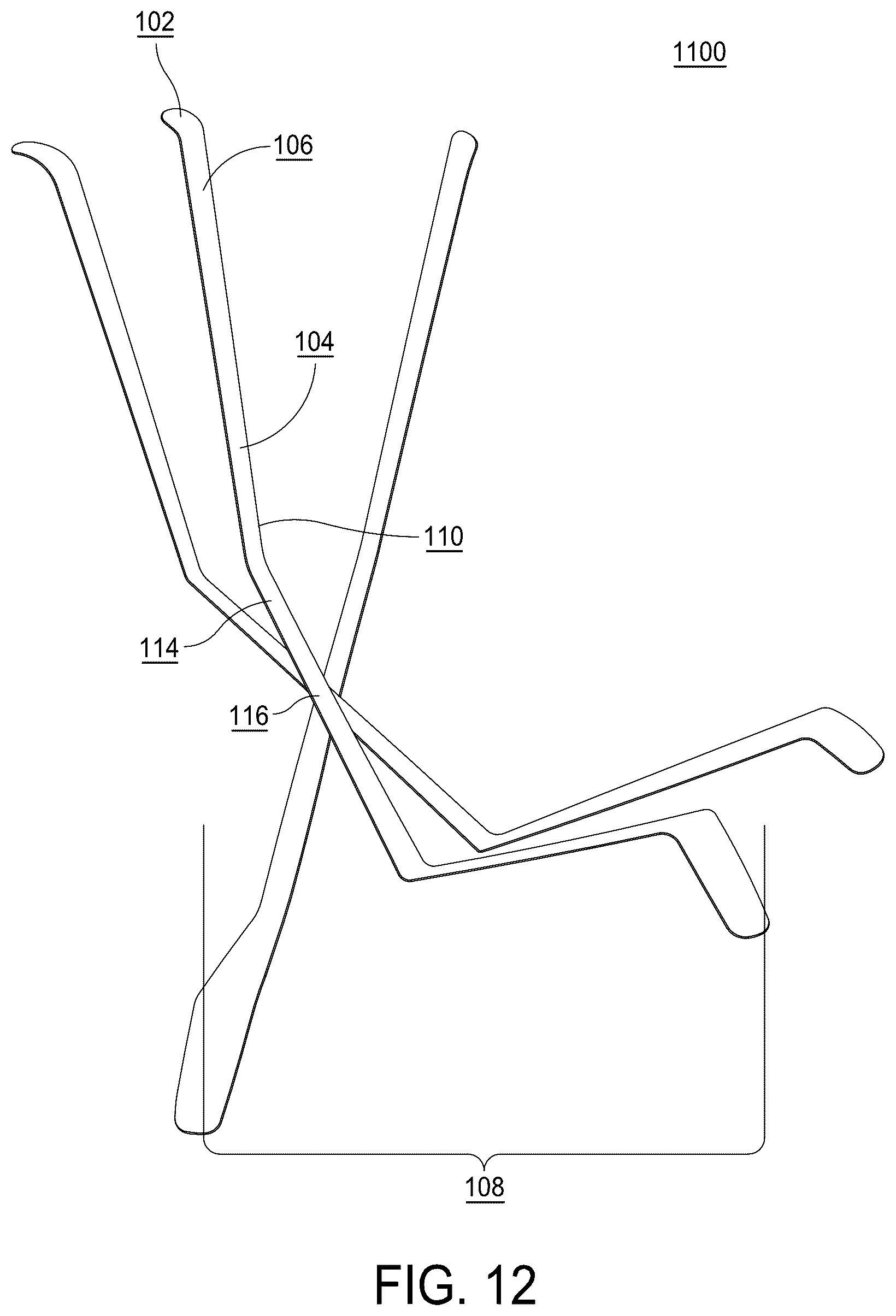 Patent US12303052 Figure 12 – Systems, methods and apparatus for planter frame