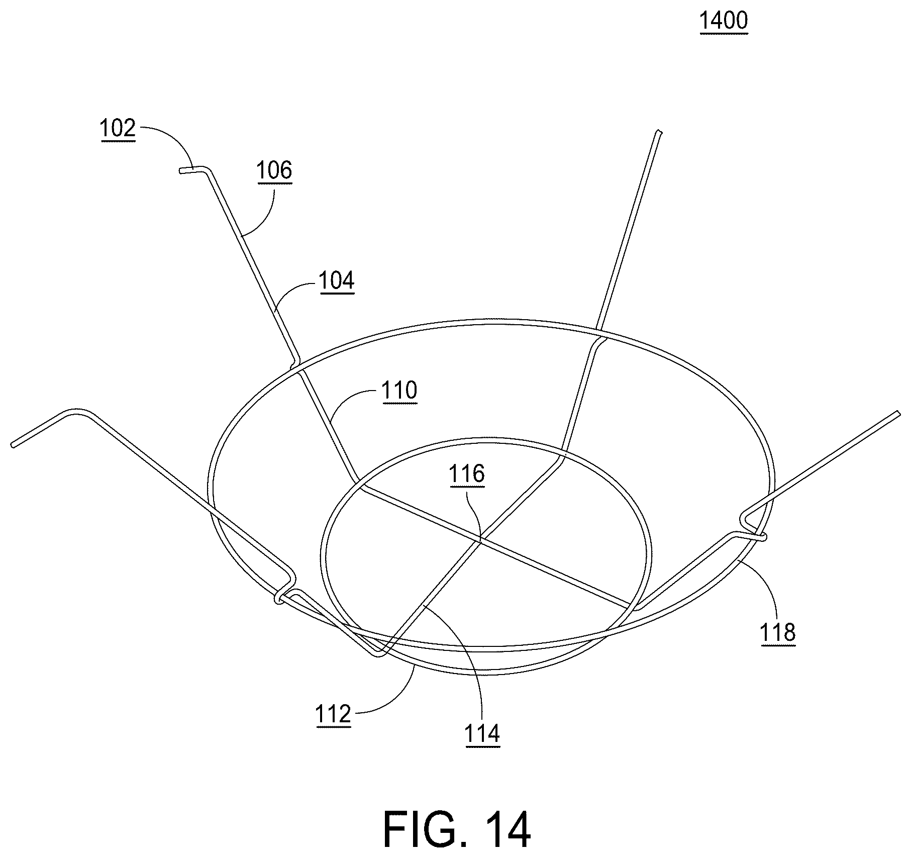 Patent US12303052 Figure 14 – Systems, methods and apparatus for planter frame