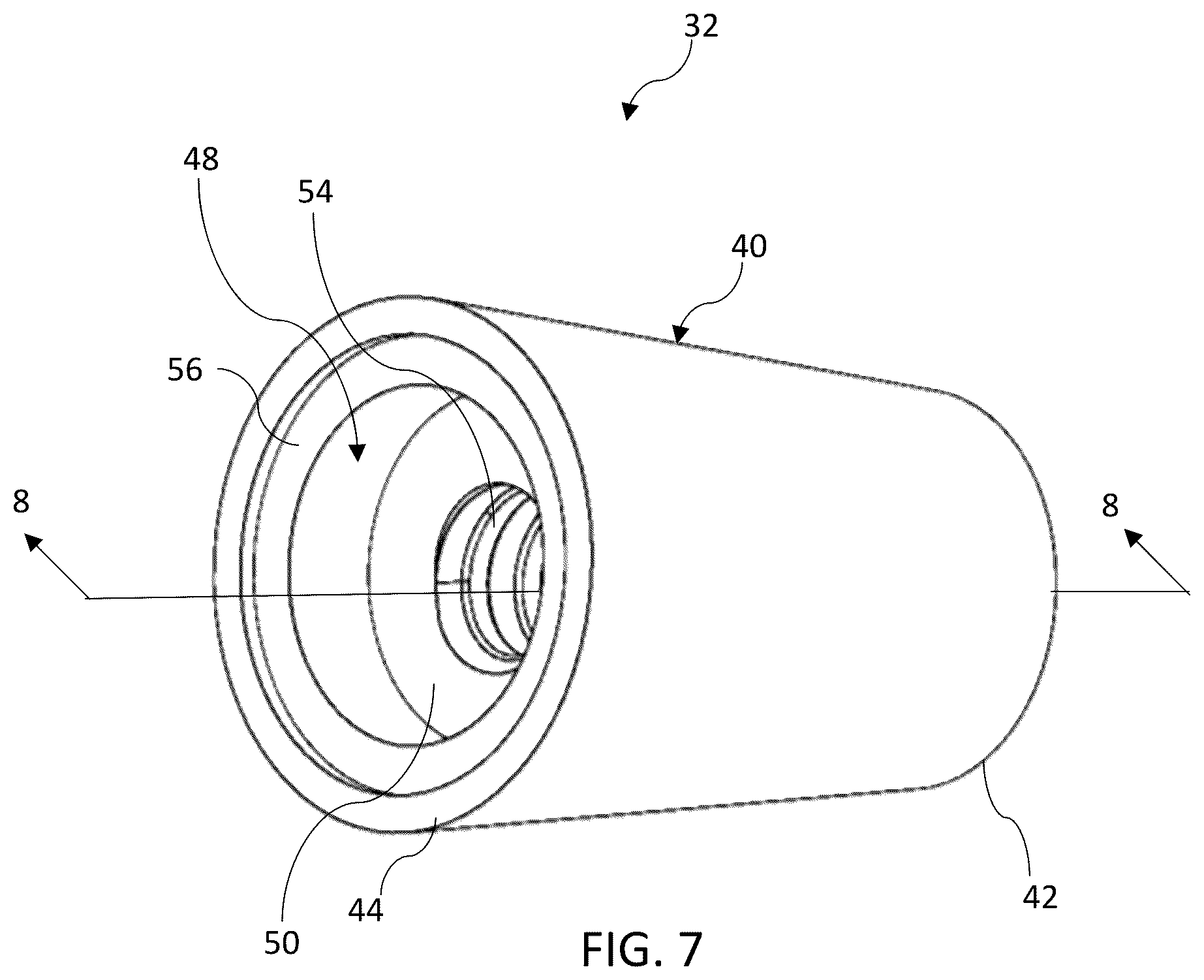 Patent US12303053 Figure 6 – Spring-biased end caps for rod assembly and methods of use