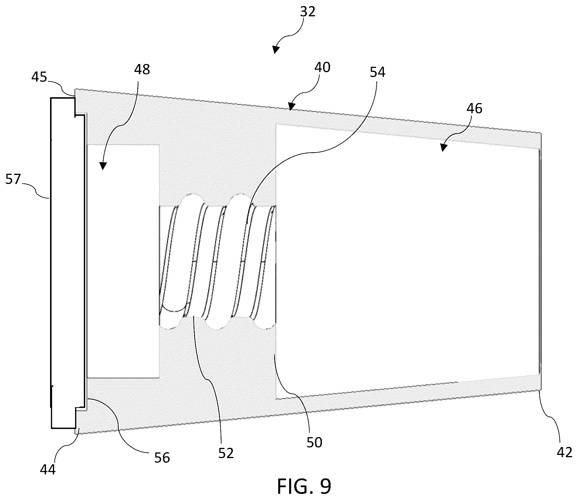 Patent US12303053 Figure 8 – Spring-biased end caps for rod assembly and methods of use