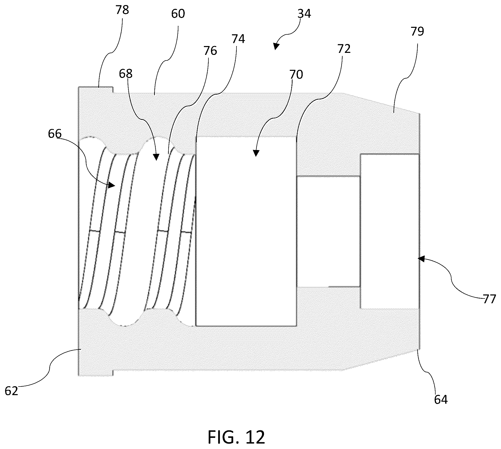 Patent US12303053 Figure 10 – Spring-biased end caps for rod assembly and methods of use