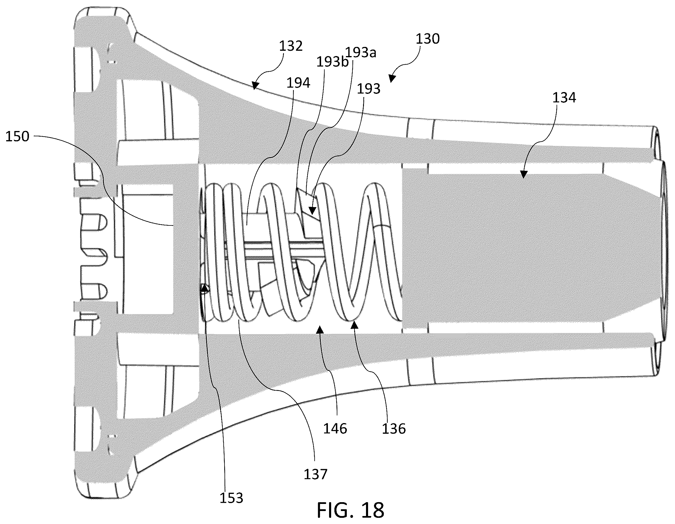 Patent US12303053 Figure 14 – Spring-biased end caps for rod assembly and methods of use