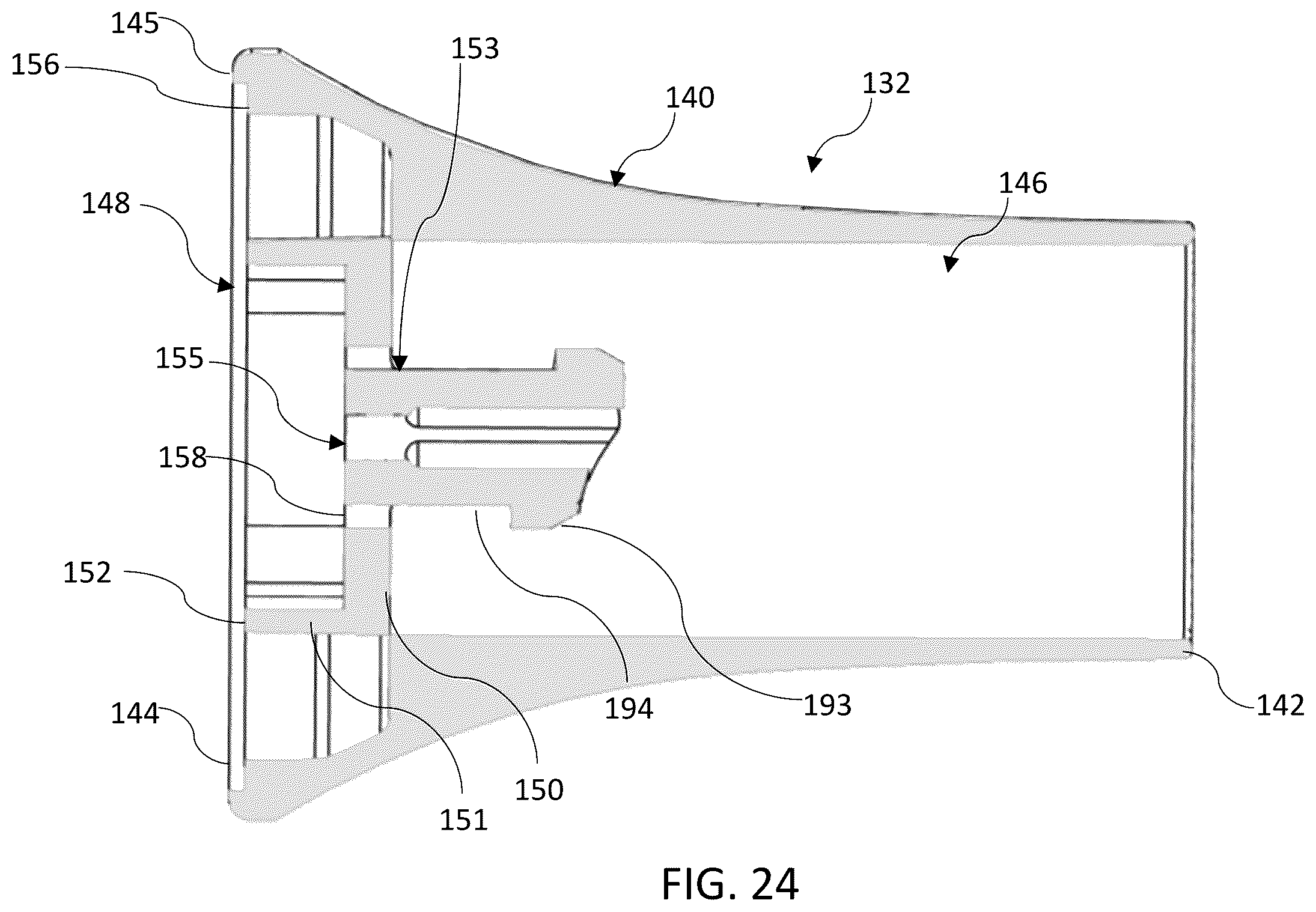 Patent US12303053 Figure 18 – Spring-biased end caps for rod assembly and methods of use