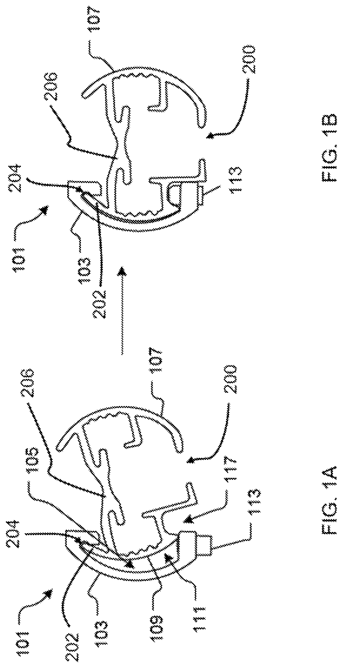 Patent US12303054 Figure 1 – Mounting system