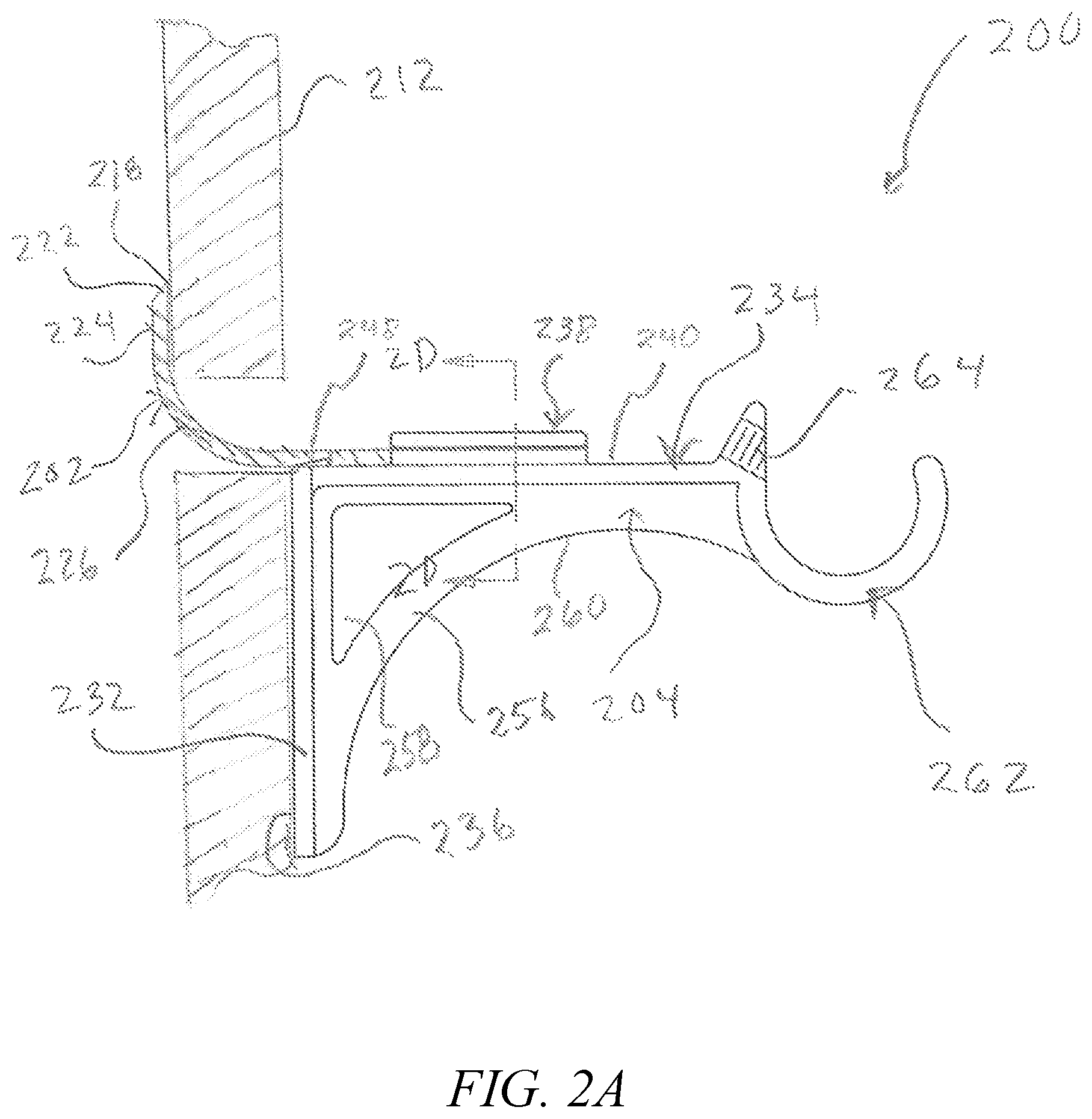 Patent US12303055 Figure 4 – Self-tapping brackets