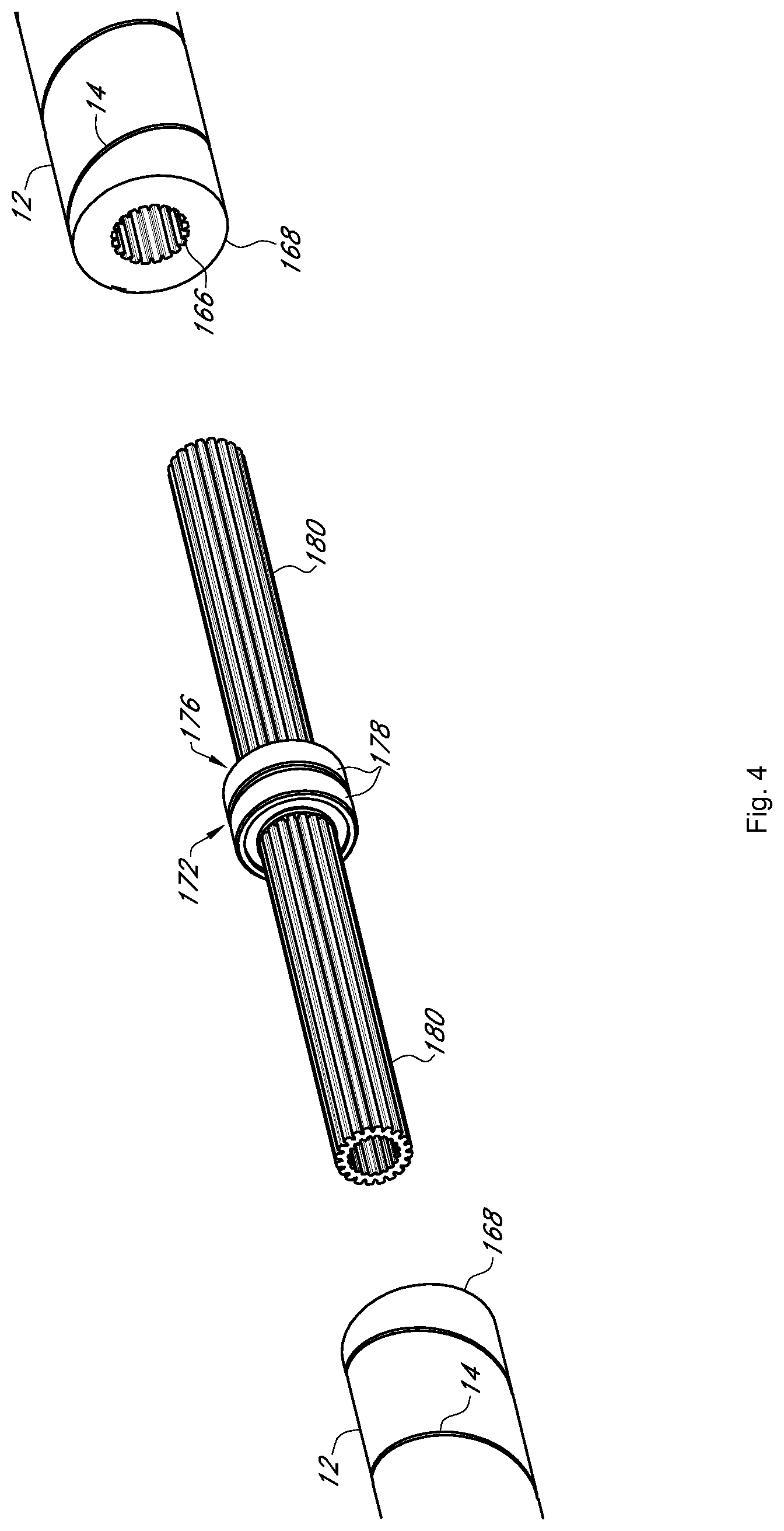 Patent US12303056 Figure 4 – Grommet drapery system