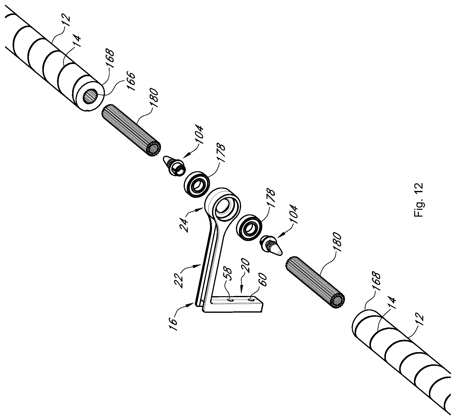 Patent US12303056 Figure 12 – Grommet drapery system
