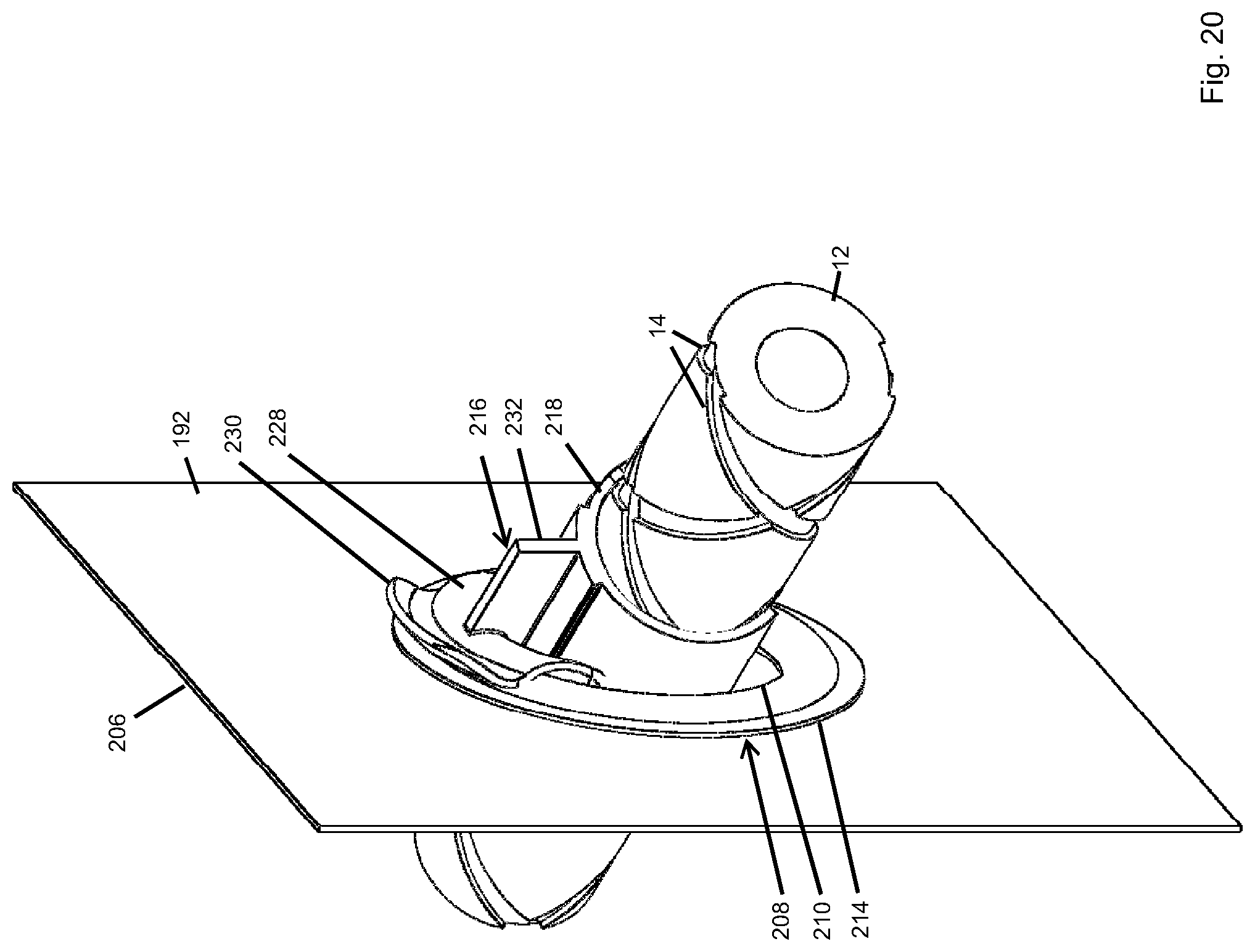 Patent US12303056 Figure 20 – Grommet drapery system