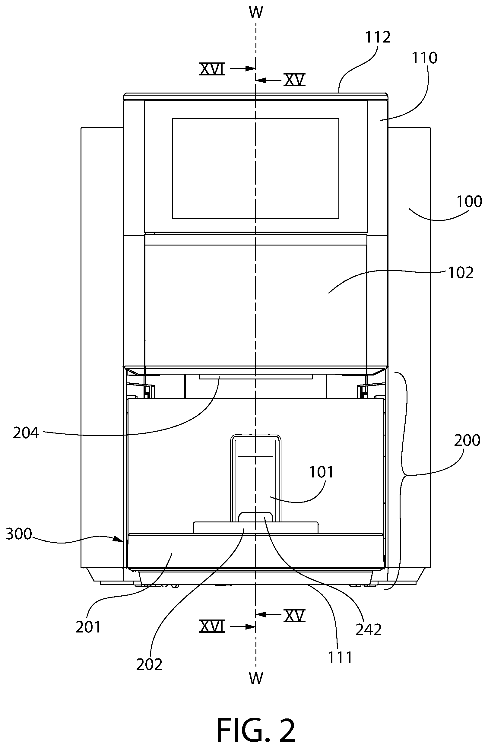 Patent US12303062 Figure 2 – Beverage vessel support apparatus