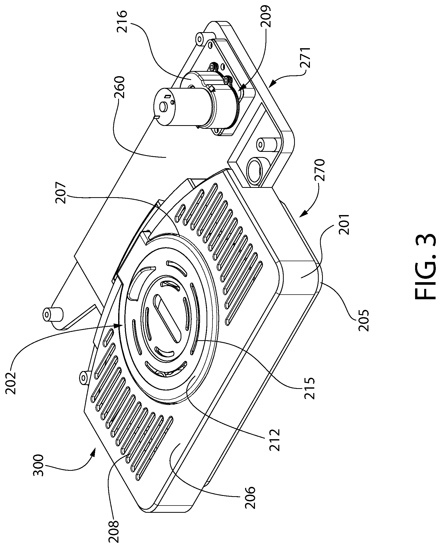 Patent US12303062 Figure 3 – Beverage vessel support apparatus