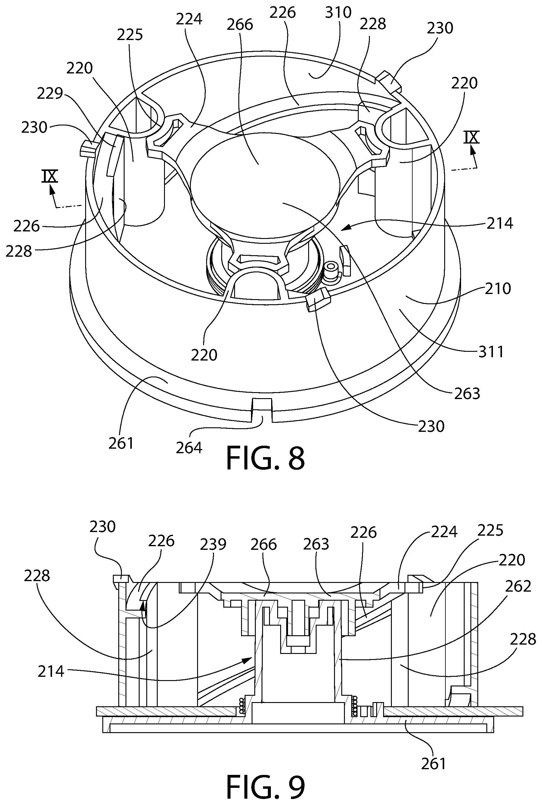 Patent US12303062 Figure 9 – Beverage vessel support apparatus