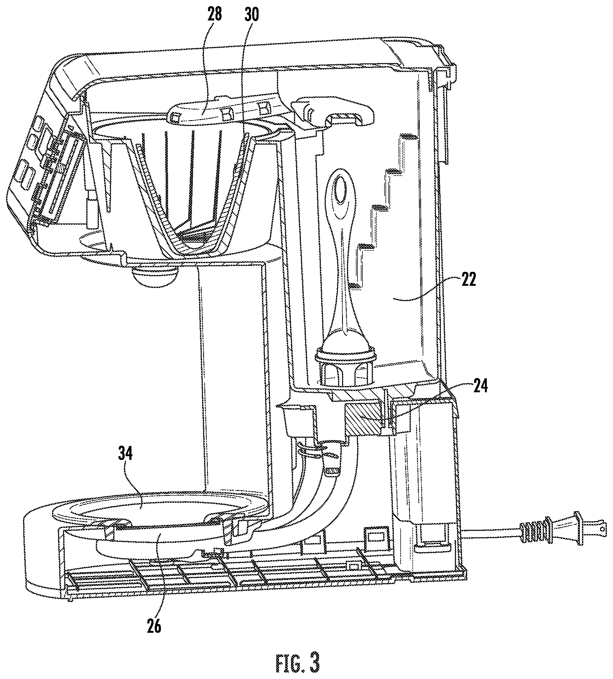 Patent US12303063 Figure 3 – Beverage-making machine