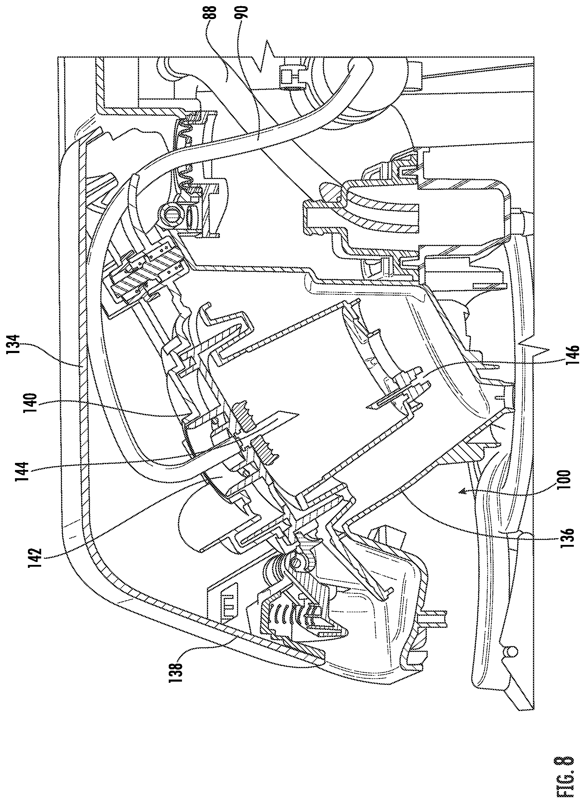 Patent US12303063 Figure 8 – Beverage-making machine