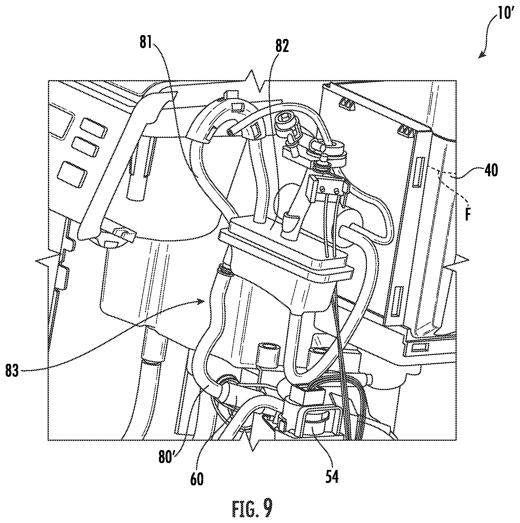 Patent US12303063 Figure 9 – Beverage-making machine