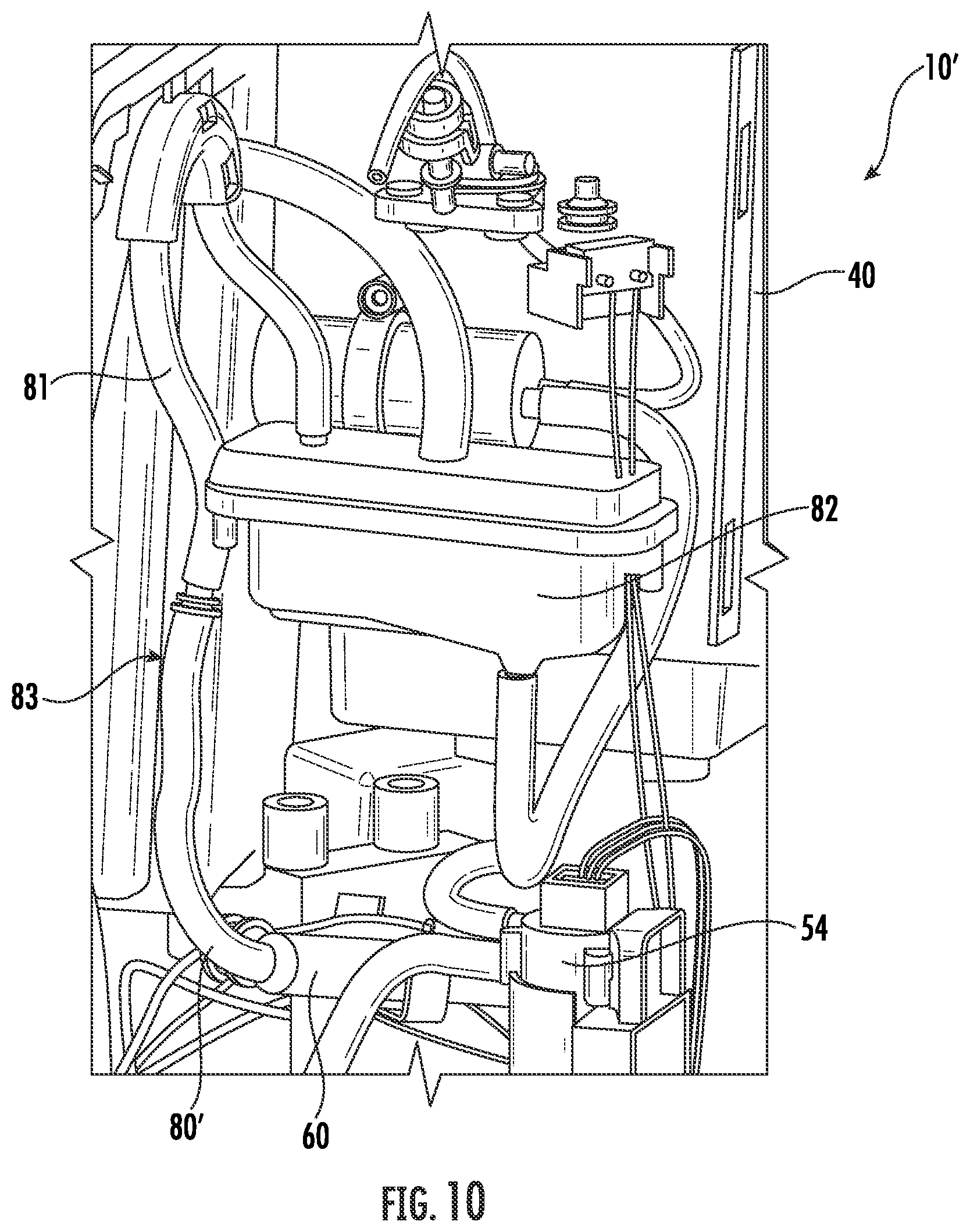 Patent US12303063 Figure 10 – Beverage-making machine
