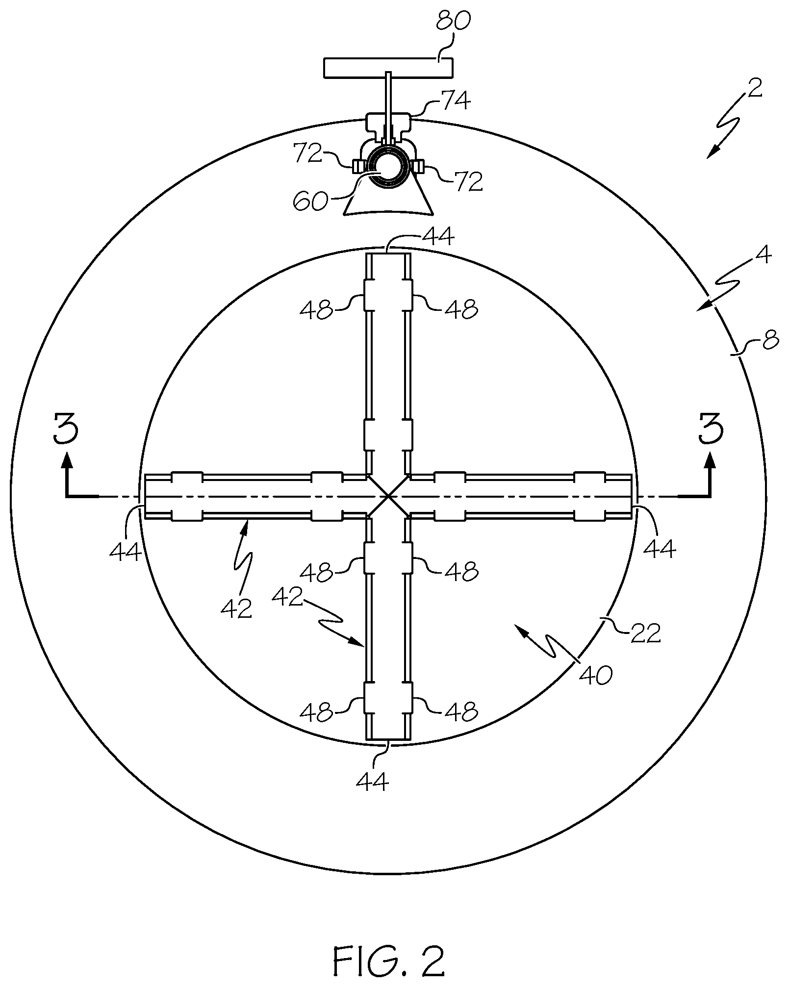 Patent US12303068 Figure 2 – Outdoor fire pit and post holder