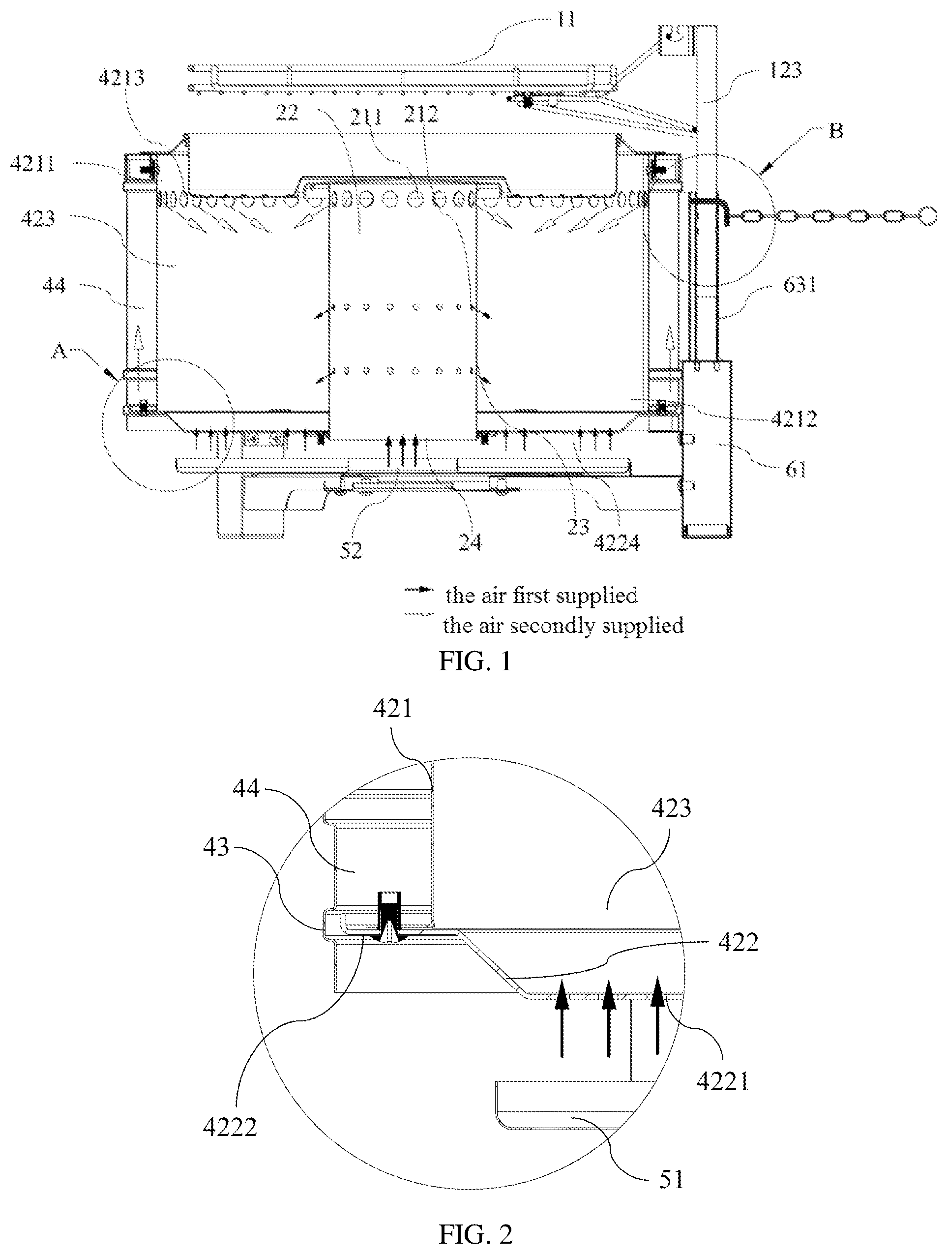 Patent US12303069 Figure 1 – Oven