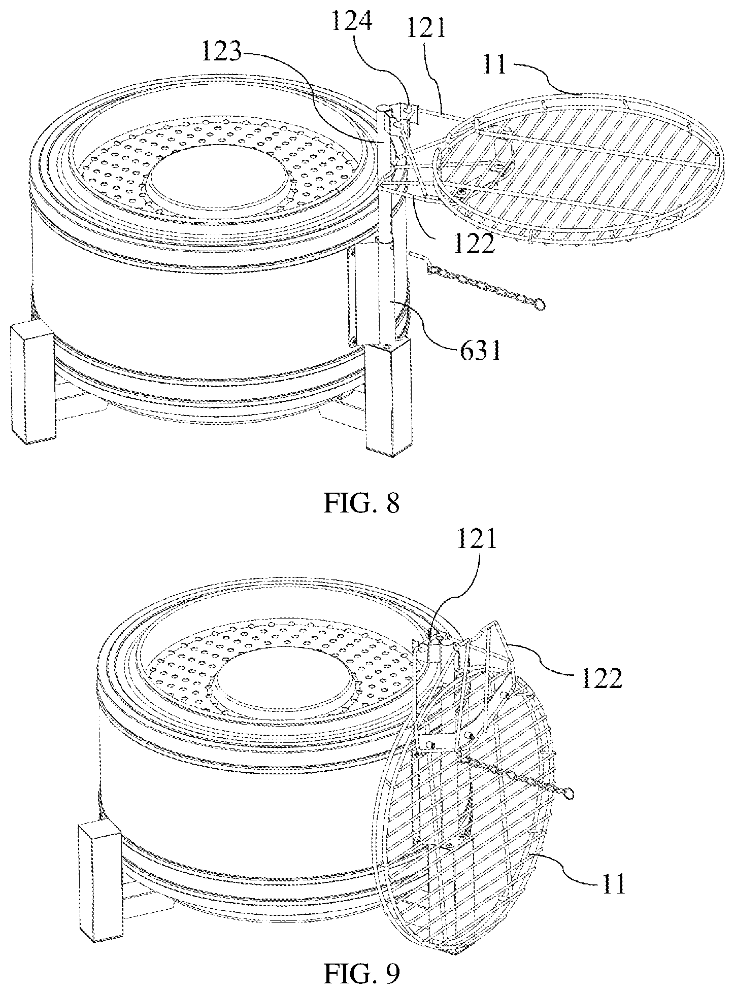 Patent US12303069 Figure 5 – Oven
