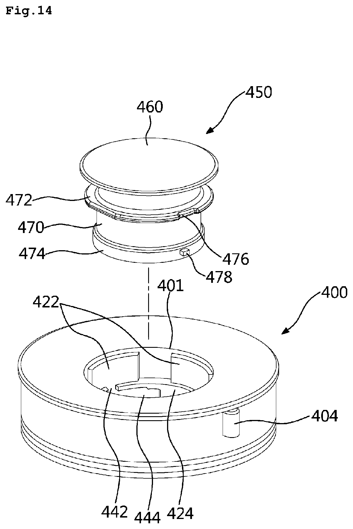 Patent US12303073 Figure 14 – Blender