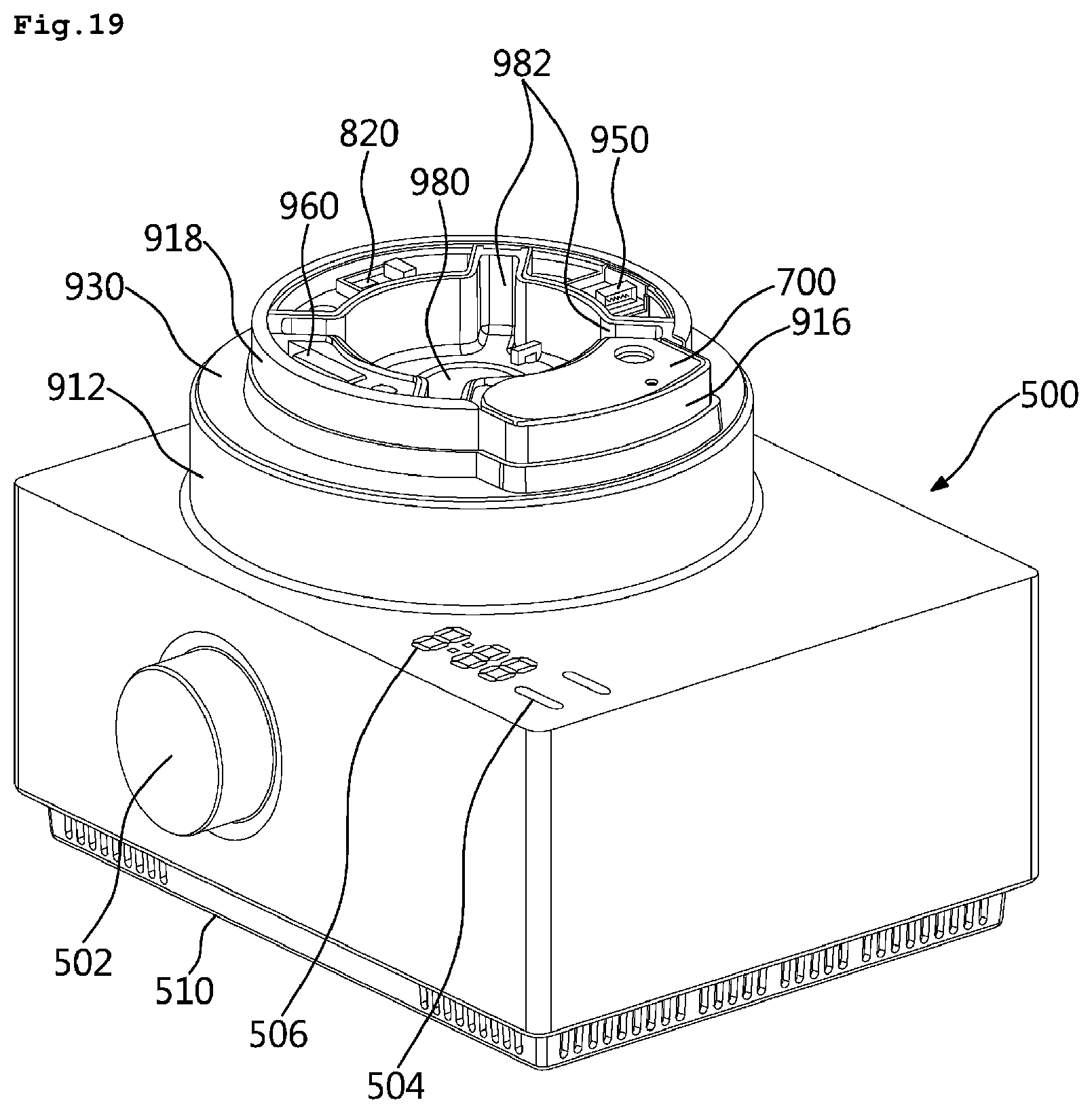 Patent US12303073 Figure 19 – Blender
