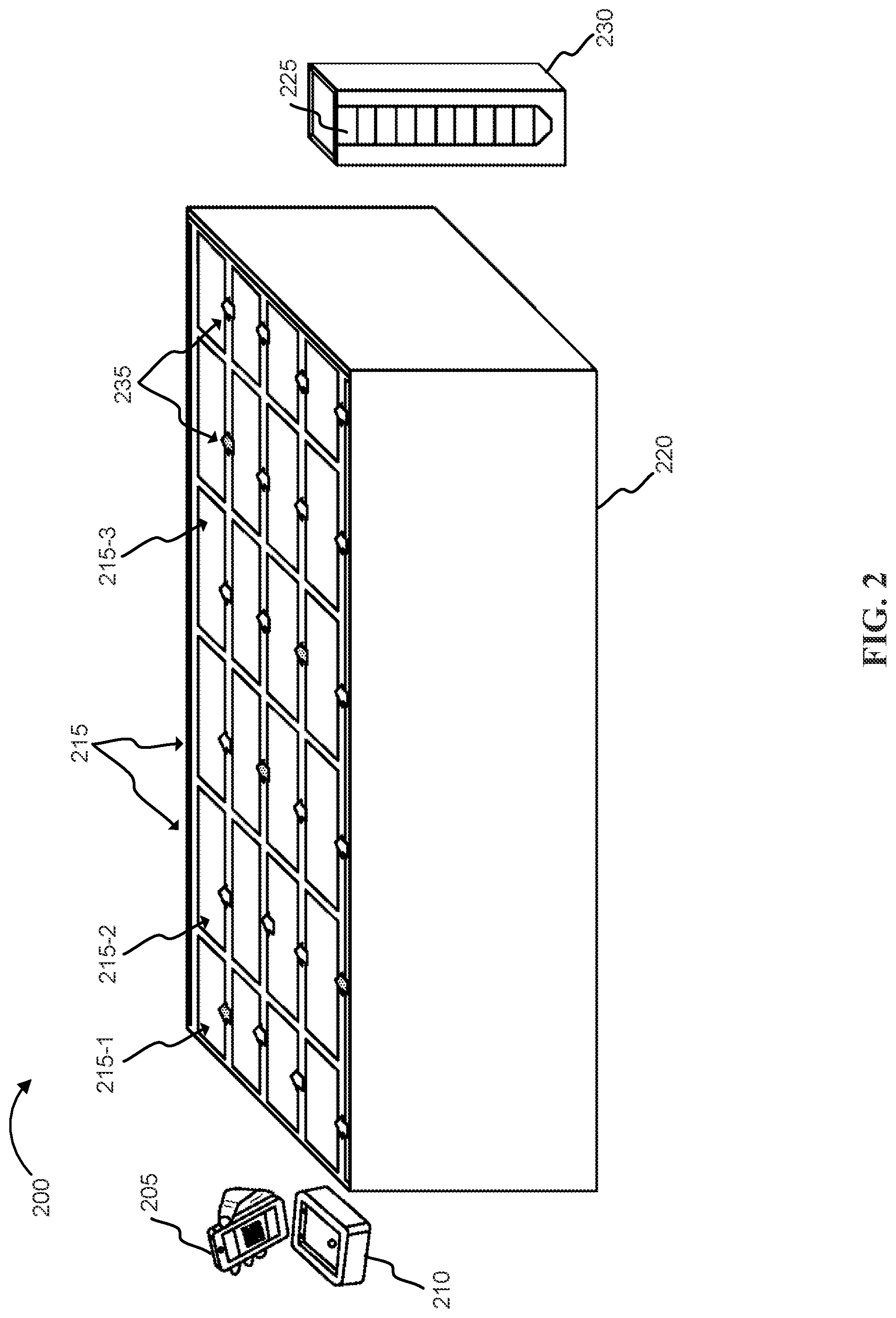 Patent US12303074 Figure 2 – Customized identification of ingredients in a storage system