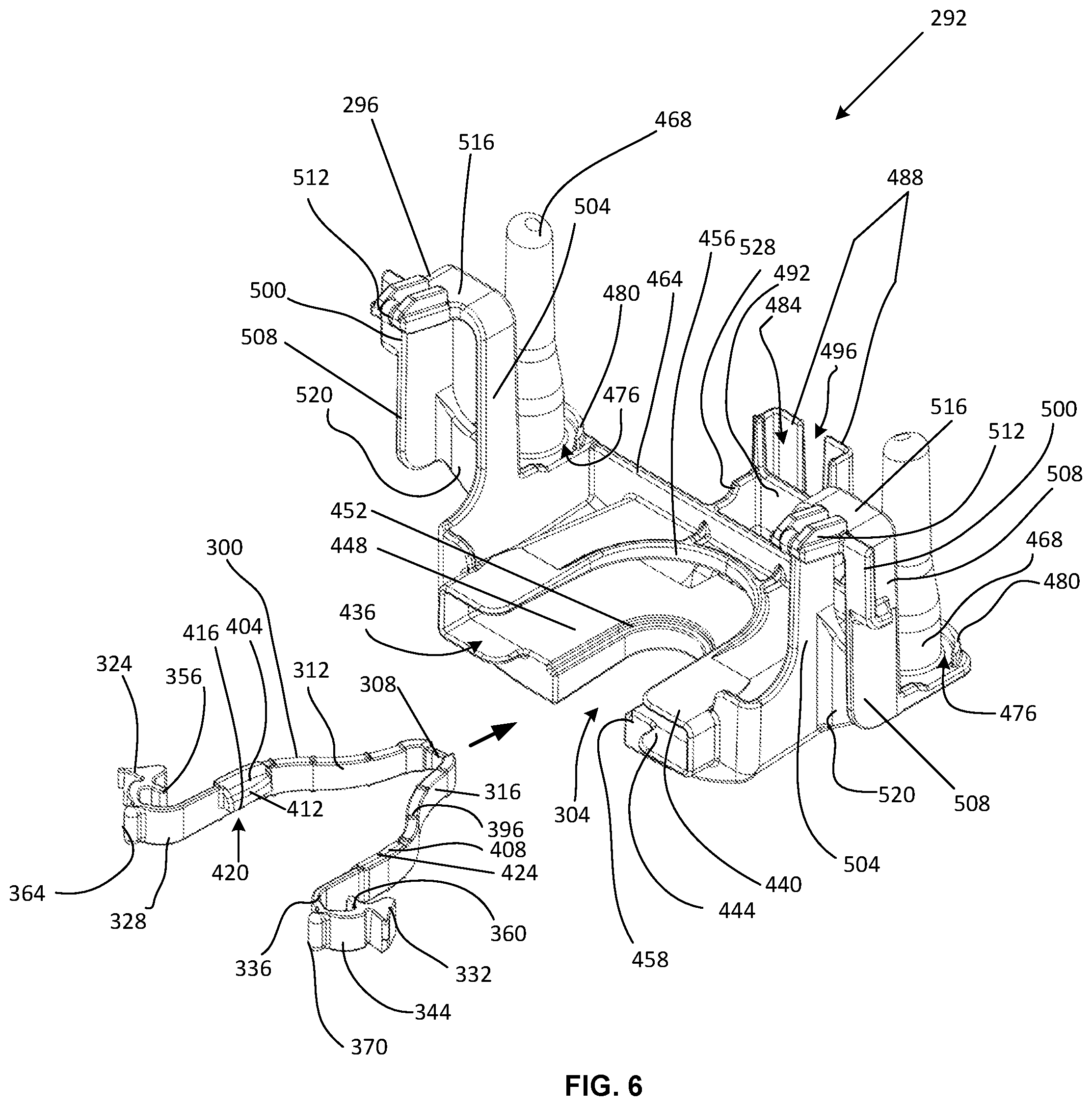 Patent US12303079 Figure 6 – Dispenser system