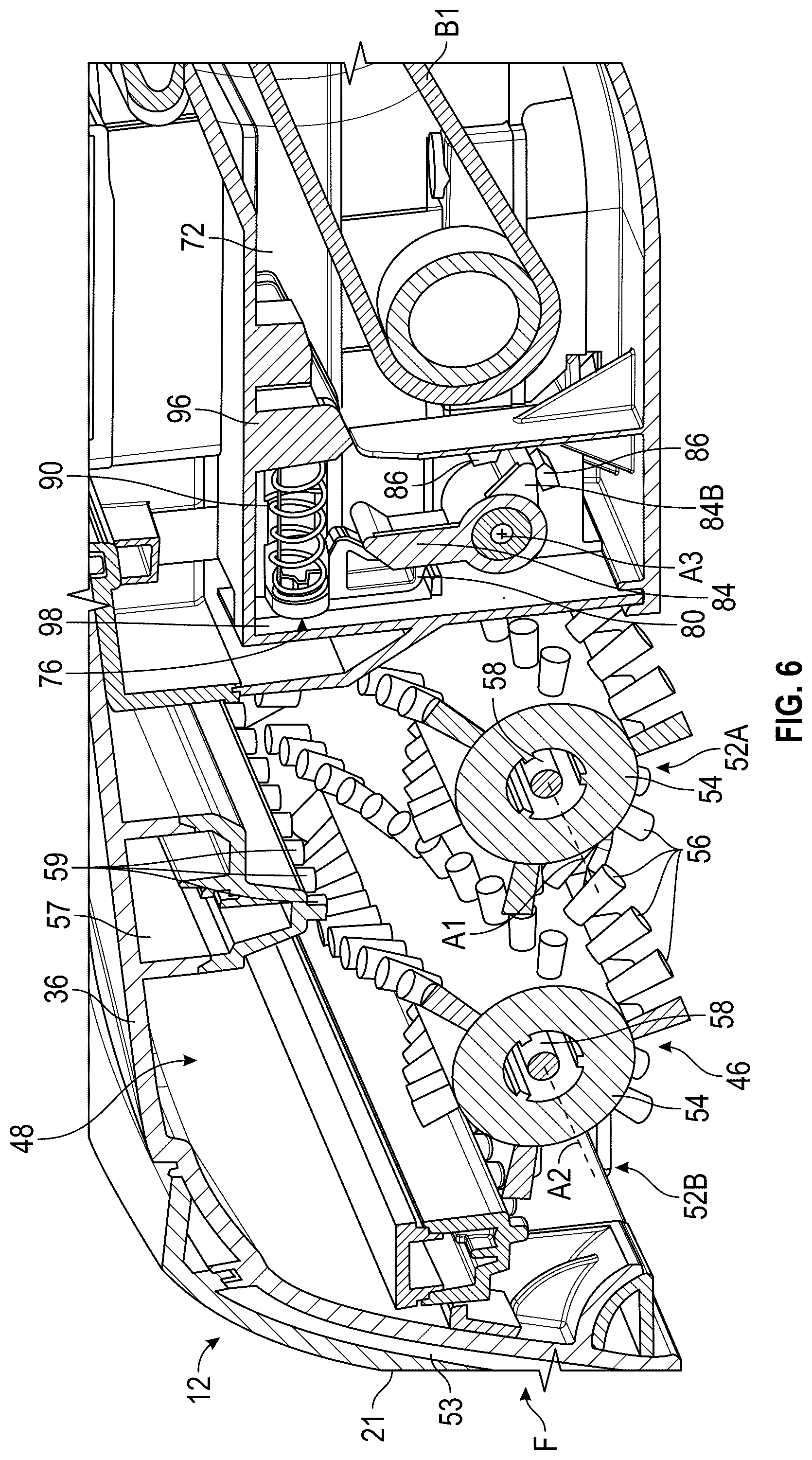 Patent US12303085 Figure 5 – Surface cleaner