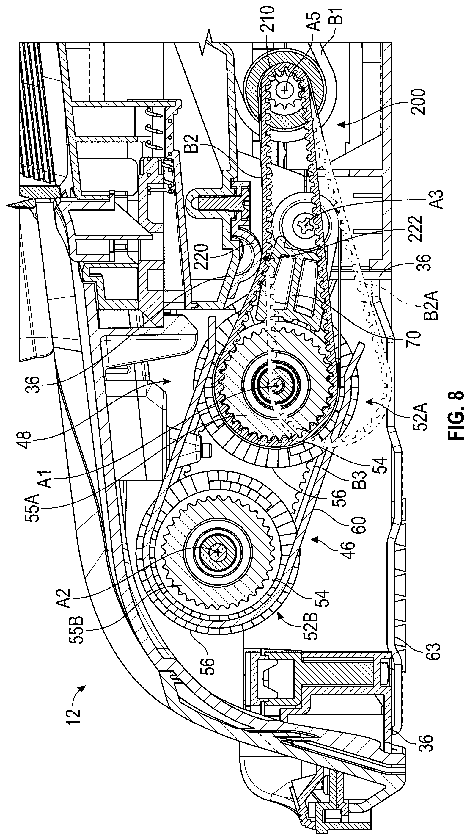 Patent US12303085 Figure 7 – Surface cleaner