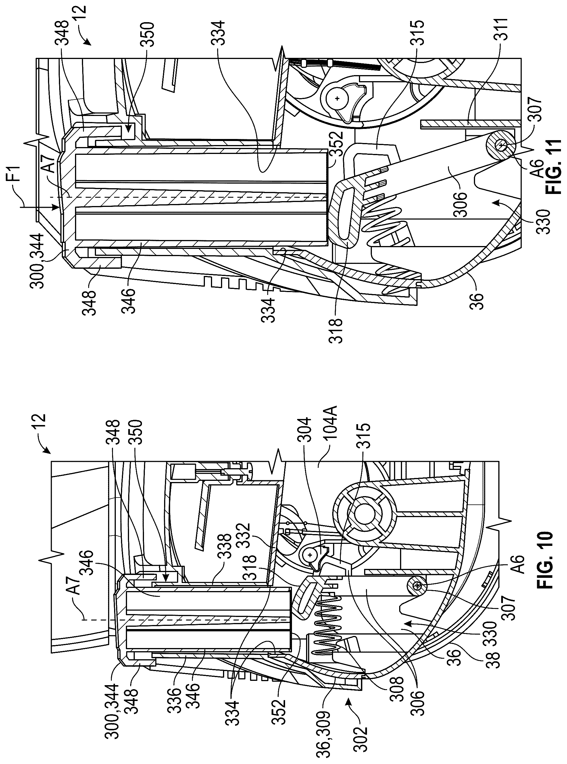 Patent US12303085 Figure 9 – Surface cleaner